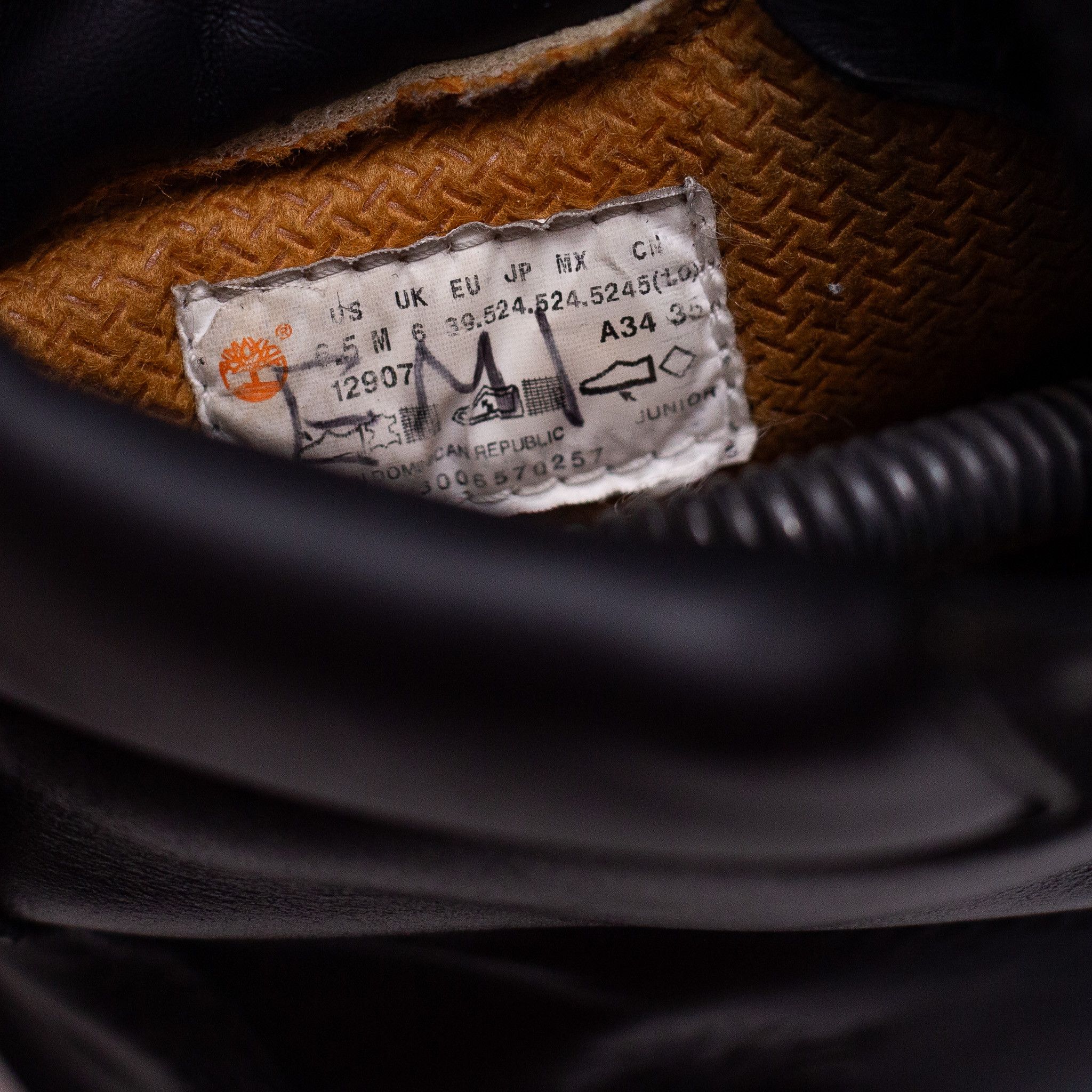 Timberland Timberland Unisex Black Leather Winter Waterproof Boots Size US 6.5 / IT 36.5 - 10 Thumbnail