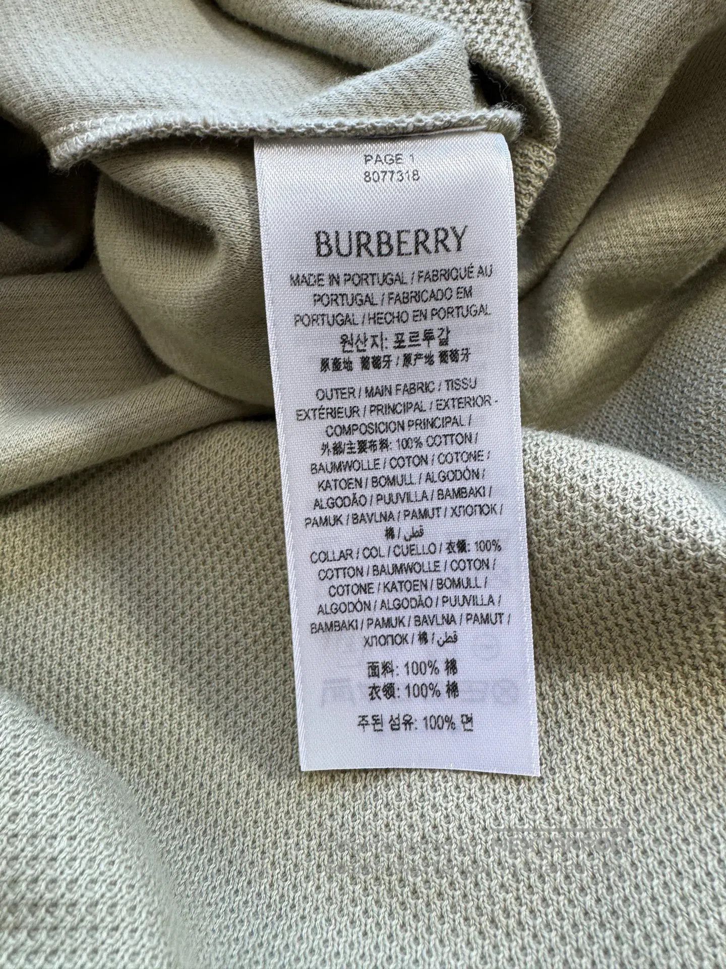 Burberry Burberry New Arrival Horse Embroidery Polo Shirt| Size US L / EU 52-54 / 3 - 4 Thumbnail