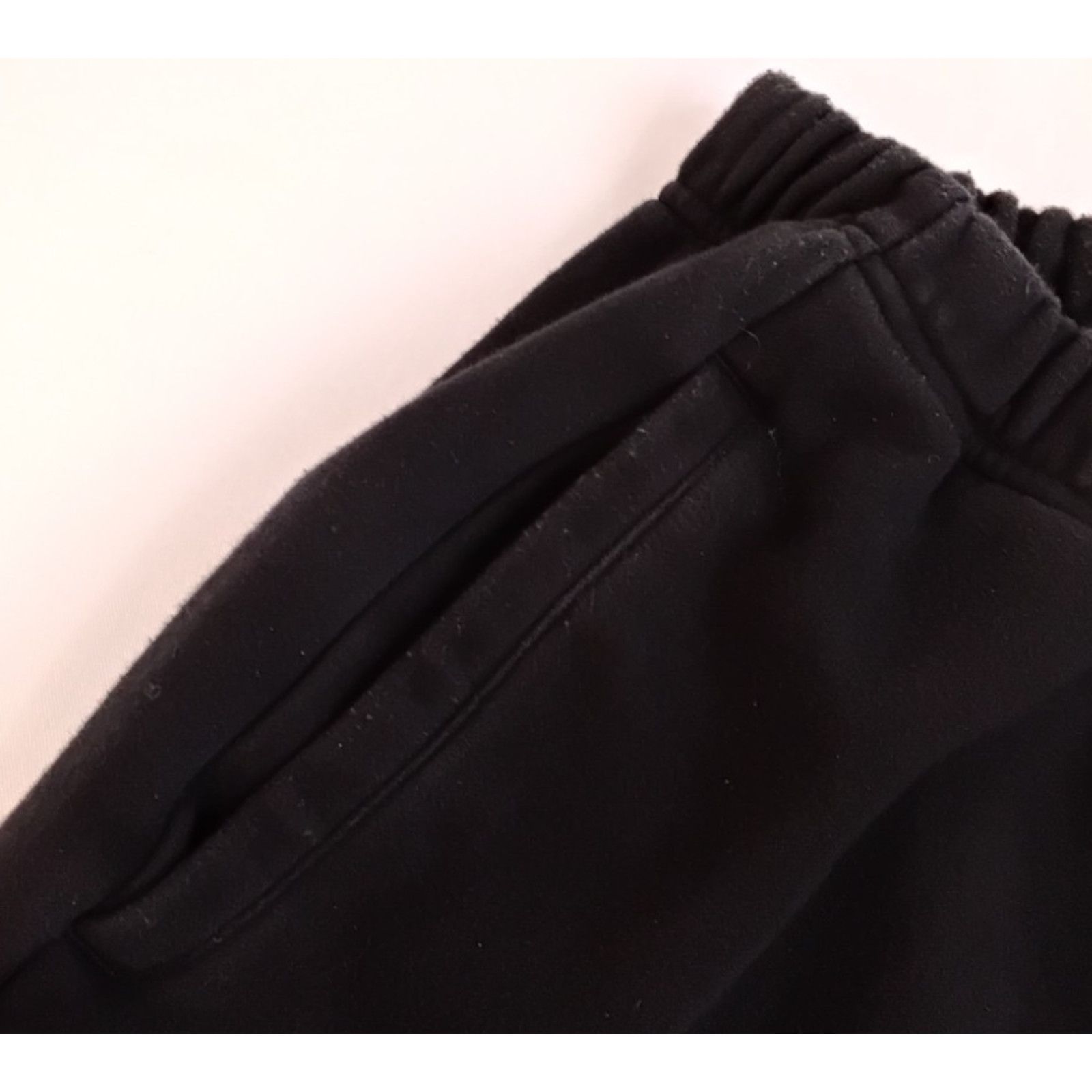 SKIMS Skims Sweatpants Oversize Wide Leg Women's XL Black Cotton Size 36" / US 14 / IT 50 - 9 Thumbnail