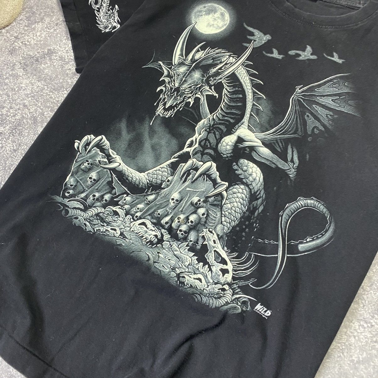Band Tees Vintage Wild Big Graphic Dragon logo made in USA 90’s tee Size US XL / EU 56 / 4 - 7 Thumbnail