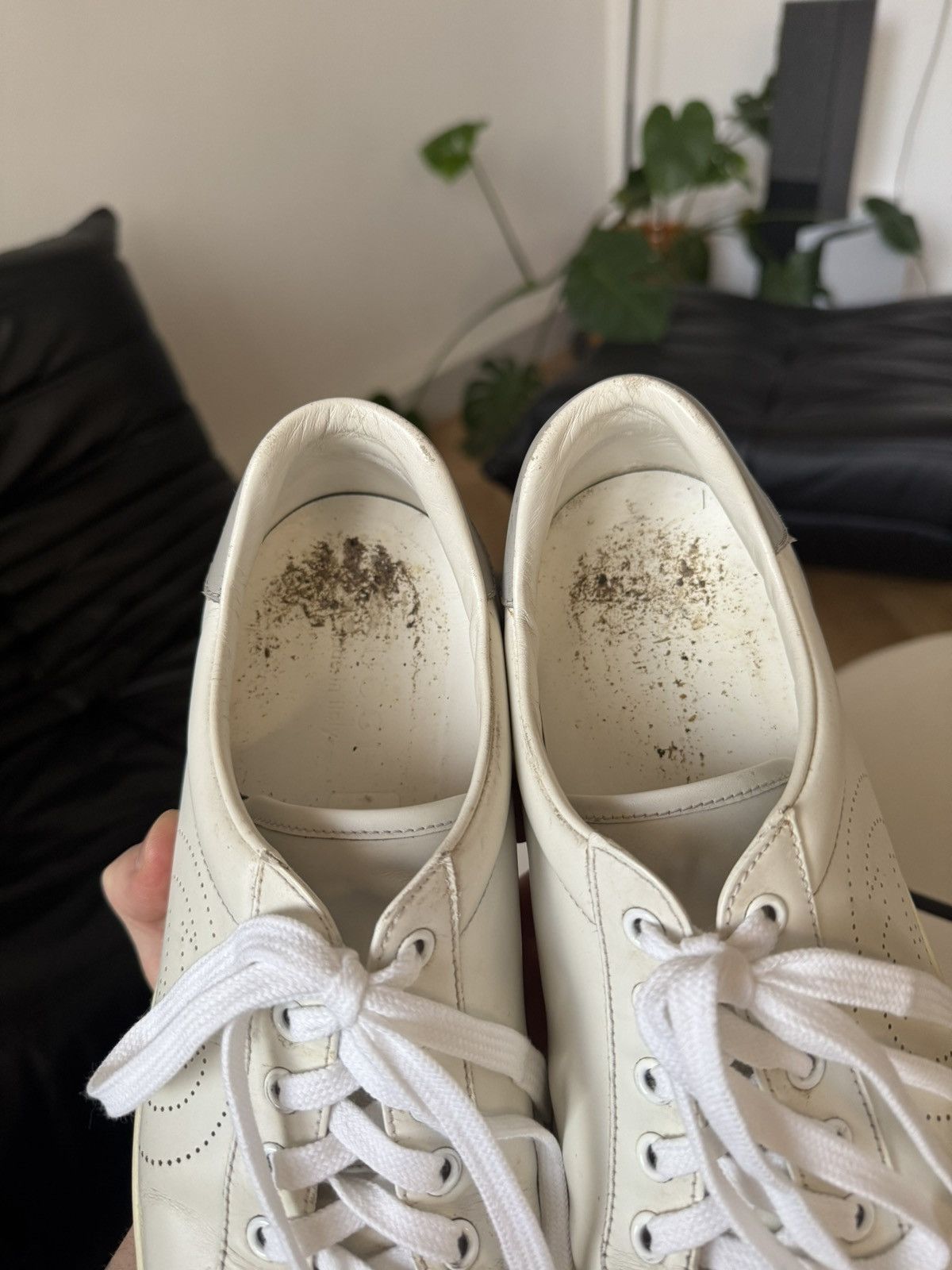 Gucci Gucci Ace Low White Leather Sneakers Designer Luxury Hype Size US 7 / EU 40 - 7 Thumbnail