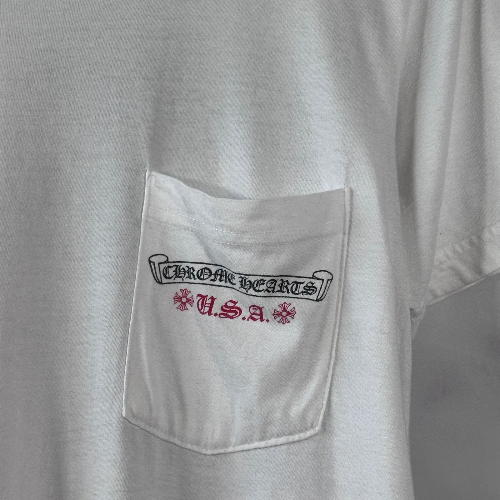 Chrome Hearts White American Flag Tee Size US S / EU 44-46 / 1 - 5 Thumbnail
