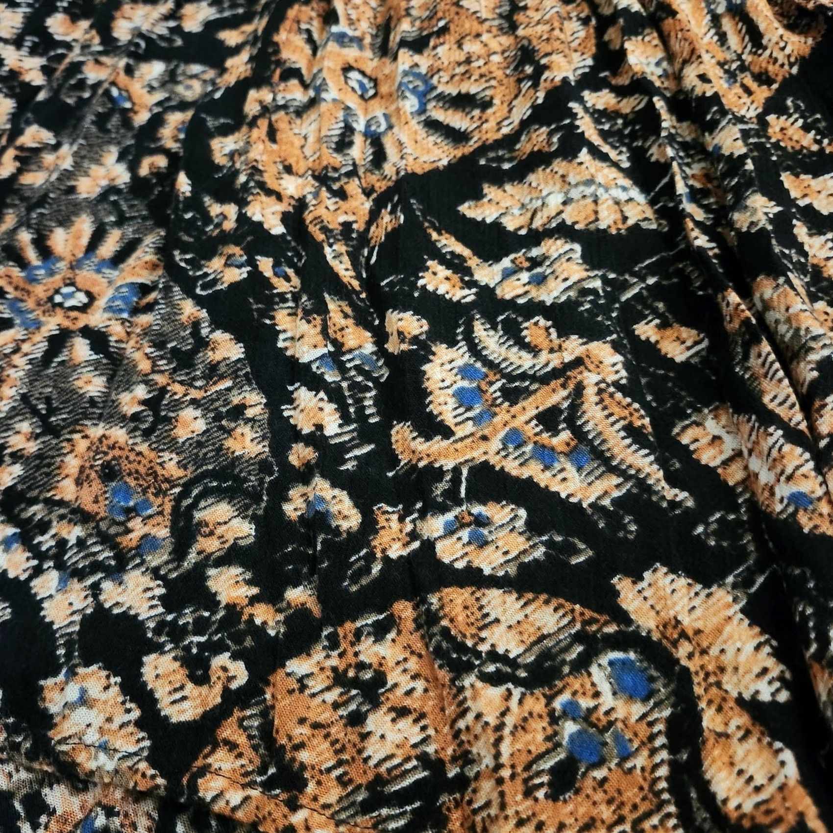 Abercrombie & Fitch Abercrombie & Fitch Womens Small Off Shoulder Boho Long Sleeve Blouse Top Shirt Blouse Multicolor Boho Regular Fit Womens Size S / US 4 / IT 40 - 6 Thumbnail