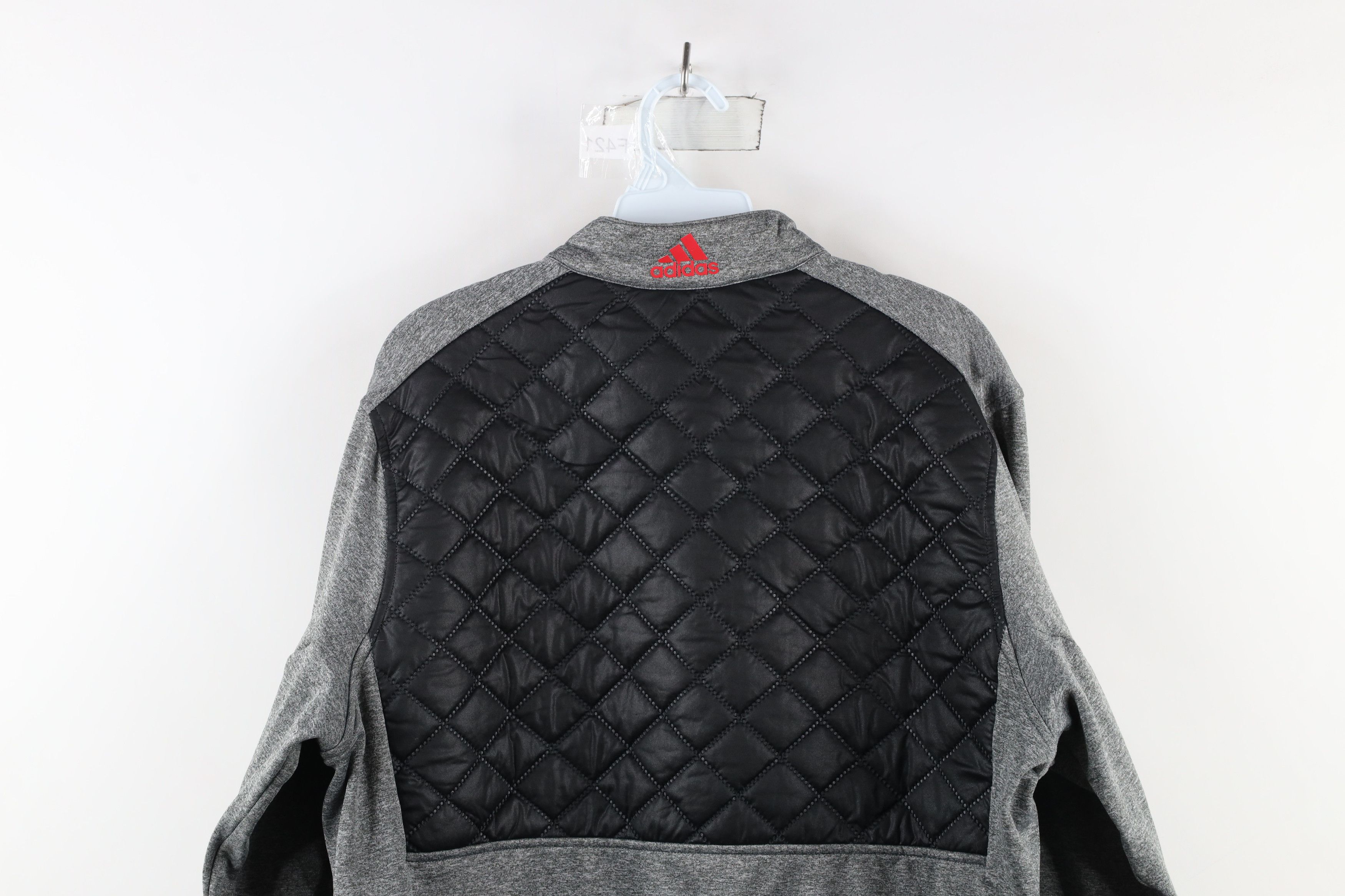 Adidas × Vintage Adidas Golf ClimaWarm Quilted Full Zip Sweatshirt Jacket Size US M / EU 48-50 / 2 - 12 Thumbnail