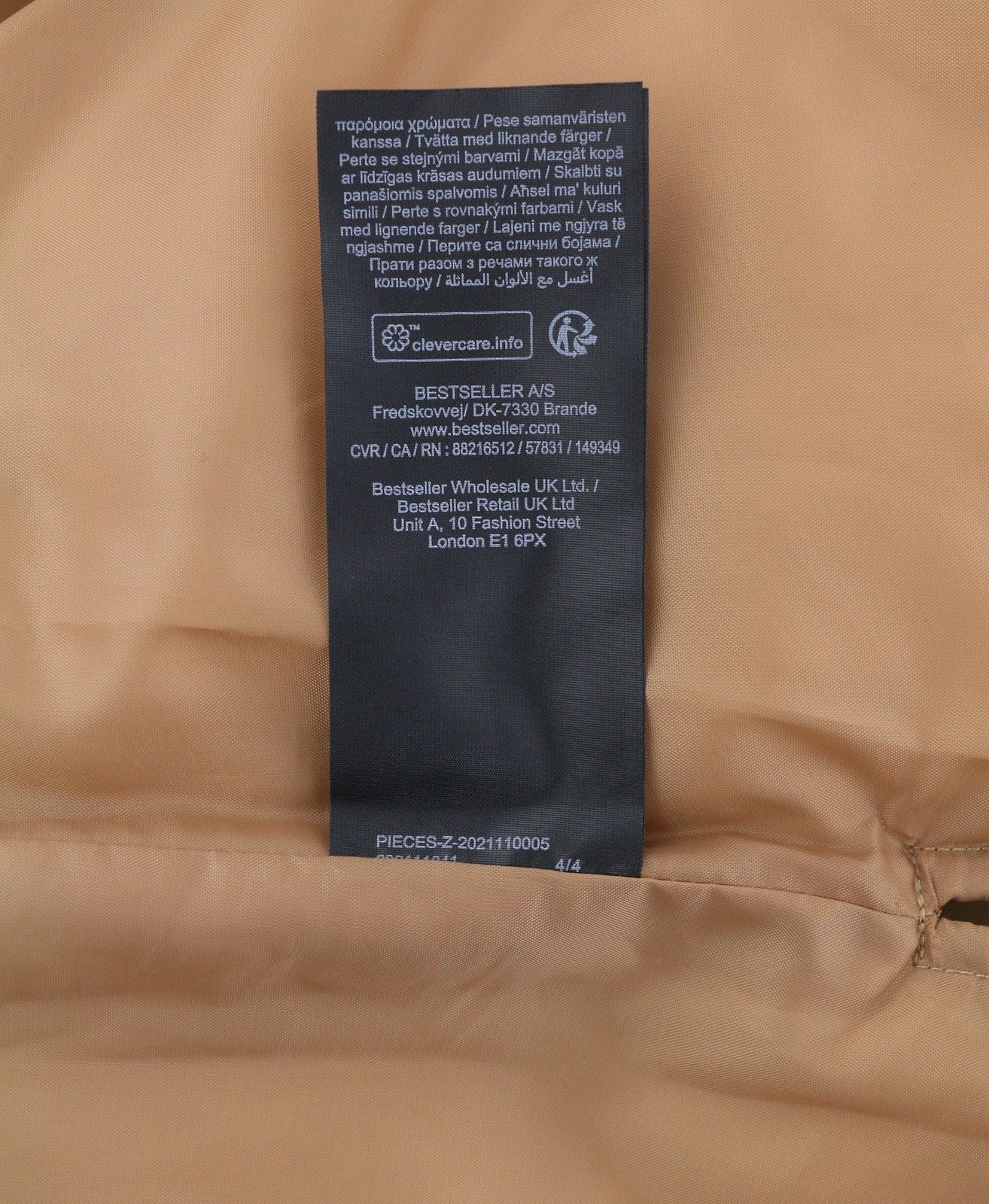 Other KEY LIGHT PADDED XL Brown Quilted Snap Buttons 88025 Size XL / US 12-14 / IT 48-50 - 10 Thumbnail