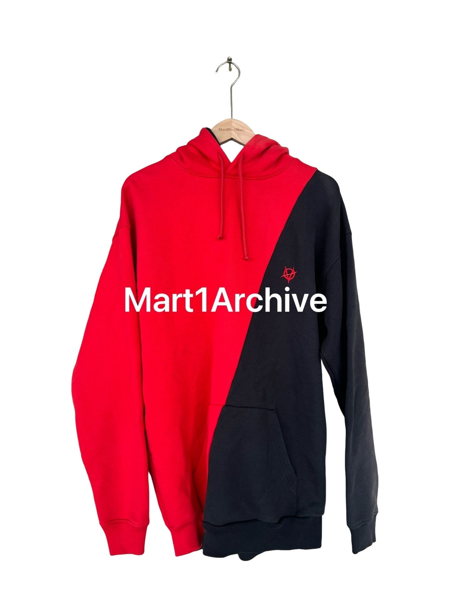 Vetements Vetements Two-Tone Mask Hoodie Size M Size US M / EU 48-50 / 2 - 1 Thumbnail