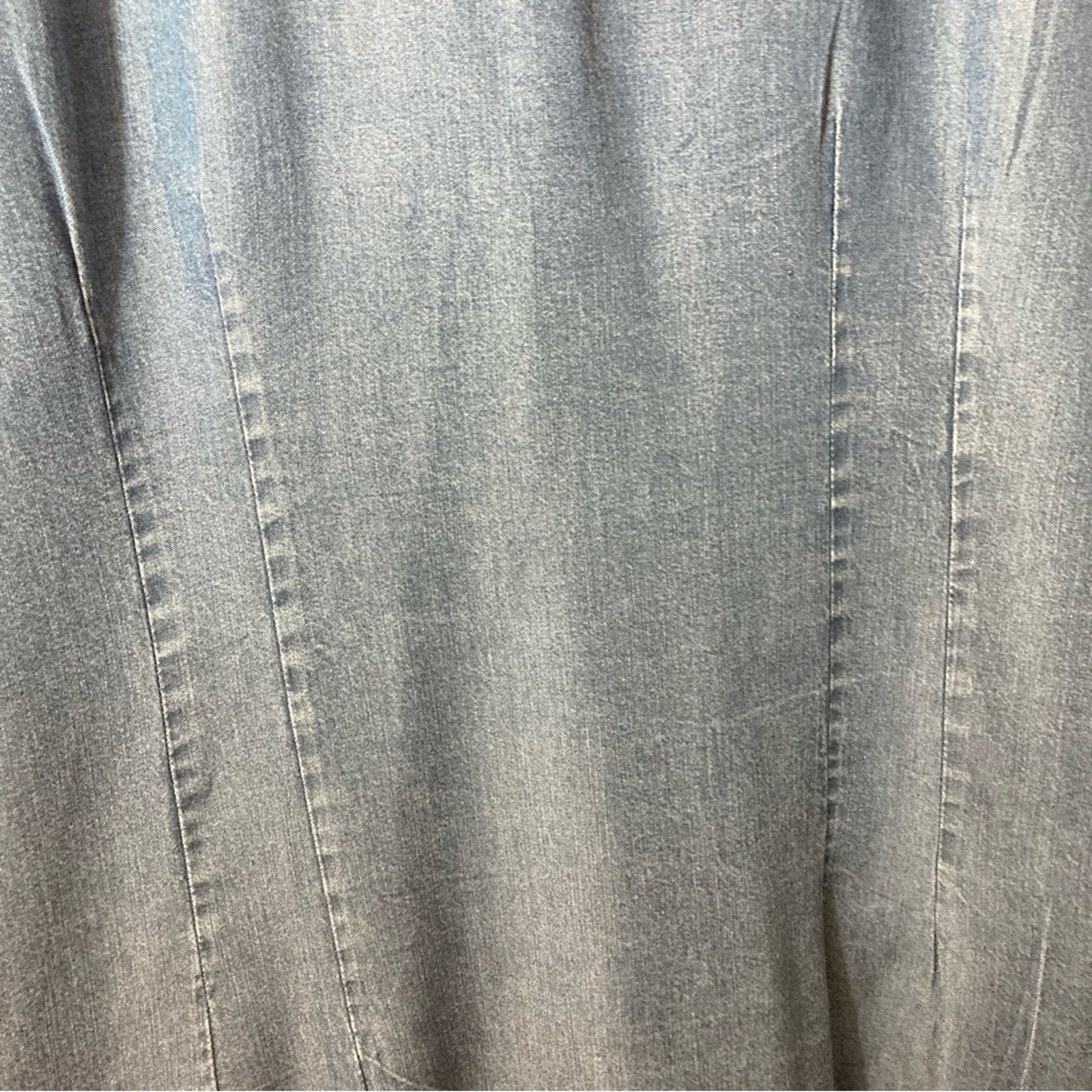 Other T&W Designs Tencel Denim Cross Over Handkerchief Blouse Top Size S / US 4 / IT 40 - 11 Thumbnail