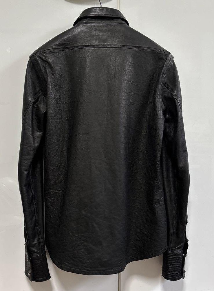 NEW Receipt Chrome Hearts Travis Scott Leather Shirt jacket
