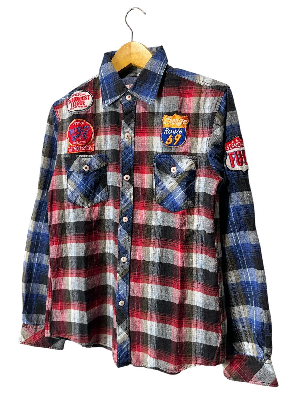 14th Addiction MARSALA EMBROIDERY WESTERN SHIRT JUNYA WATANABE STYLE Size US M / EU 48-50 / 2 - 3 Thumbnail