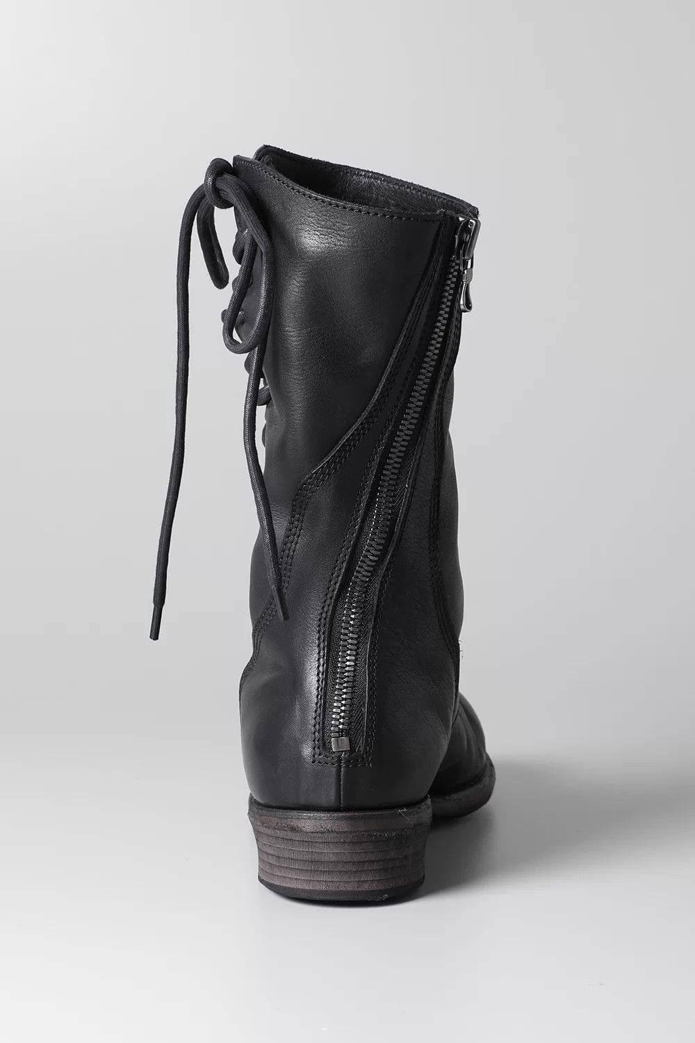 Julius Julius 7 Black Calfskin Spiral Boots 41 Size US 8 / EU 41 - 3 Thumbnail