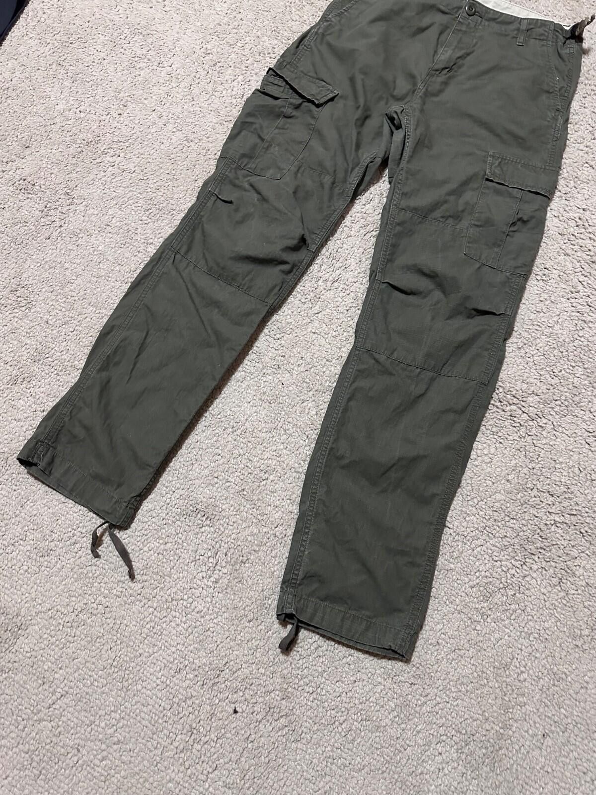 Carhartt Carhartt WIP Regular Fit Baggy Cargo Pants Y2K Bottoms 32x32 Size US 32 / EU 48 - 2 Thumbnail