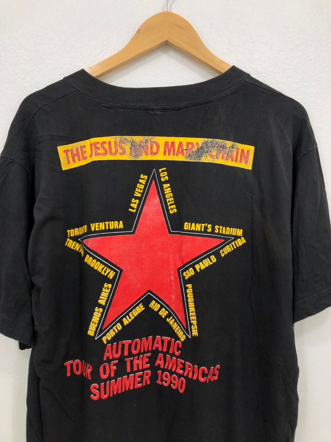 Vintage Vintage 90's The Jesus and Mary Chain summer Automatic tour Size US L / EU 52-54 / 3 - 2 Thumbnail