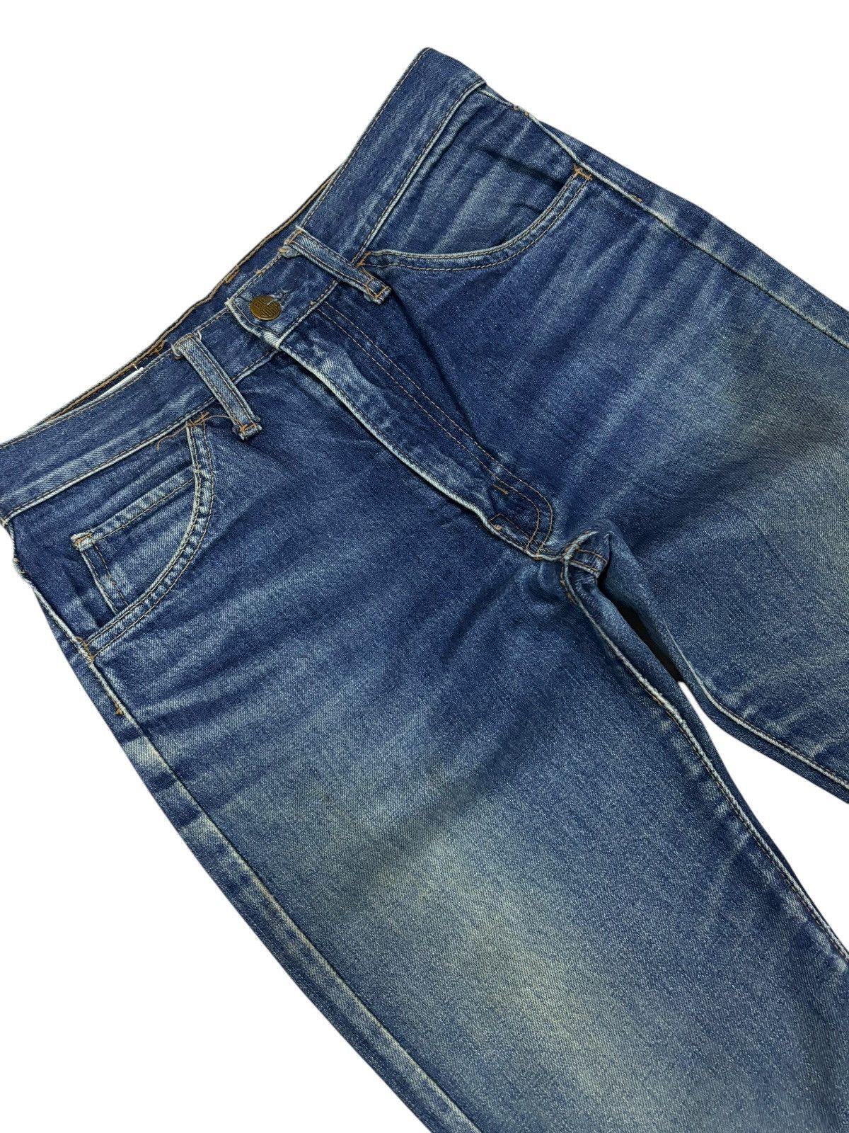 Big John × Japanese Brand × Vintage Vintage 90s Bog John 4517 Blue Washed Jeans Size US 30 / EU 46 - 3 Thumbnail