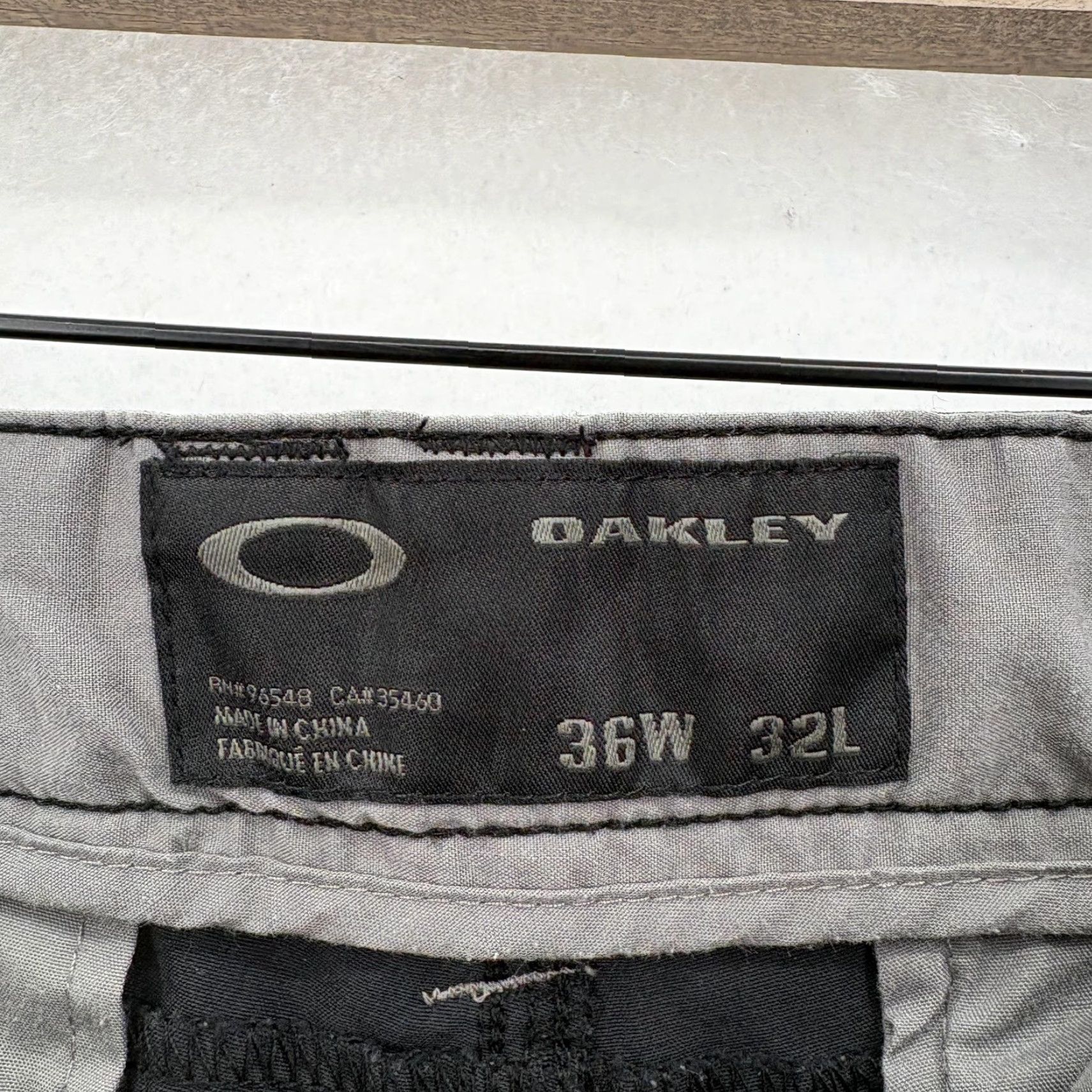 Oakley Oakley Pants Mens 36x30 Black Performance Golf Chino Outdoor Stretch Casual Size US 36 / EU 52 - 4 Thumbnail