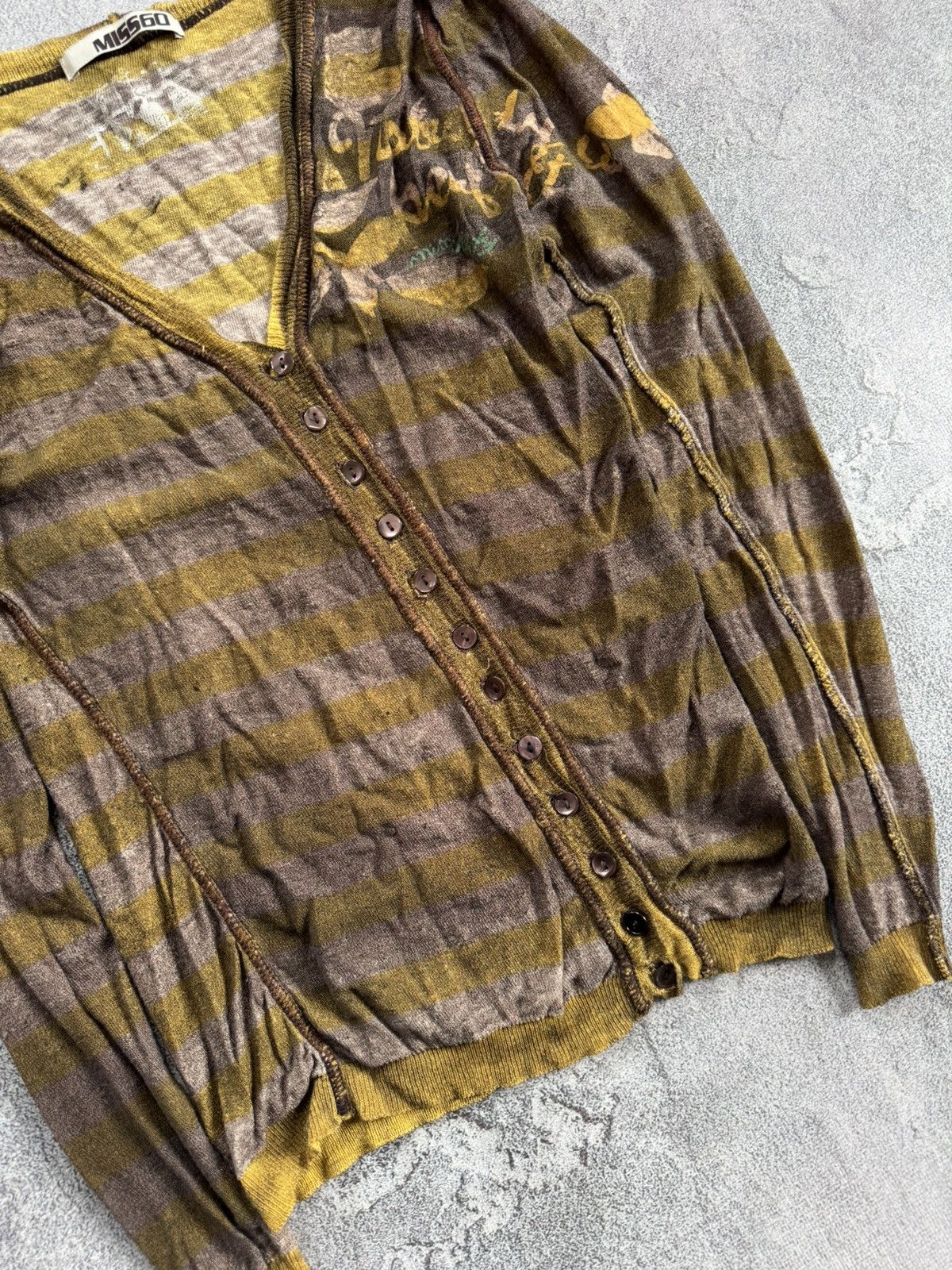 Miss Sixty Miss Sixty Button Cardigan Knitted Top Long Sleeve Sweater Size S / US 4 / IT 40 - 3 Thumbnail