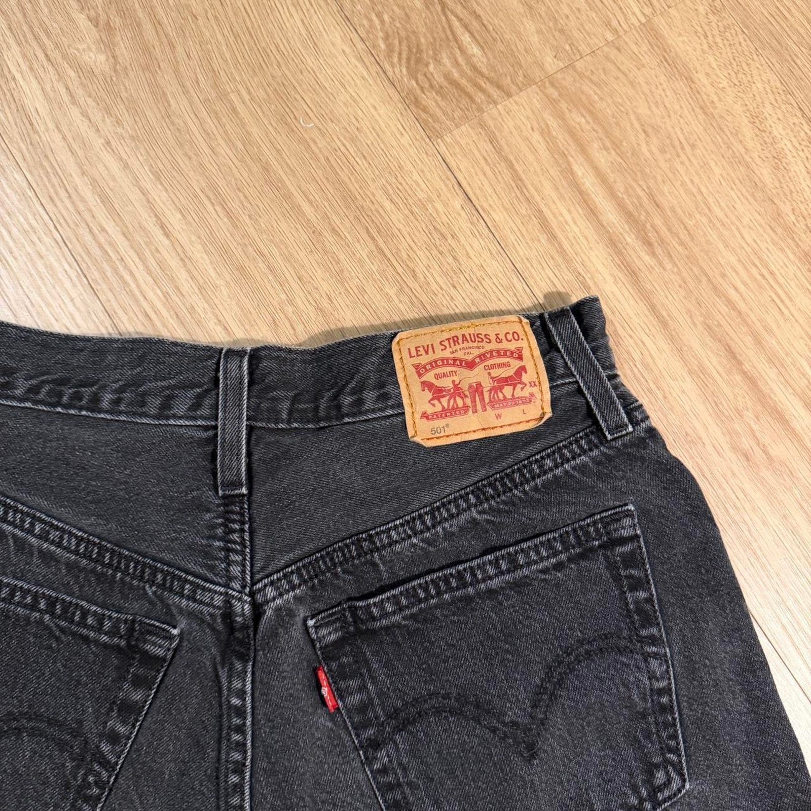 Levi's Levis 501 black vintage Size 25" / US 0 / IT 36 - 5 Thumbnail