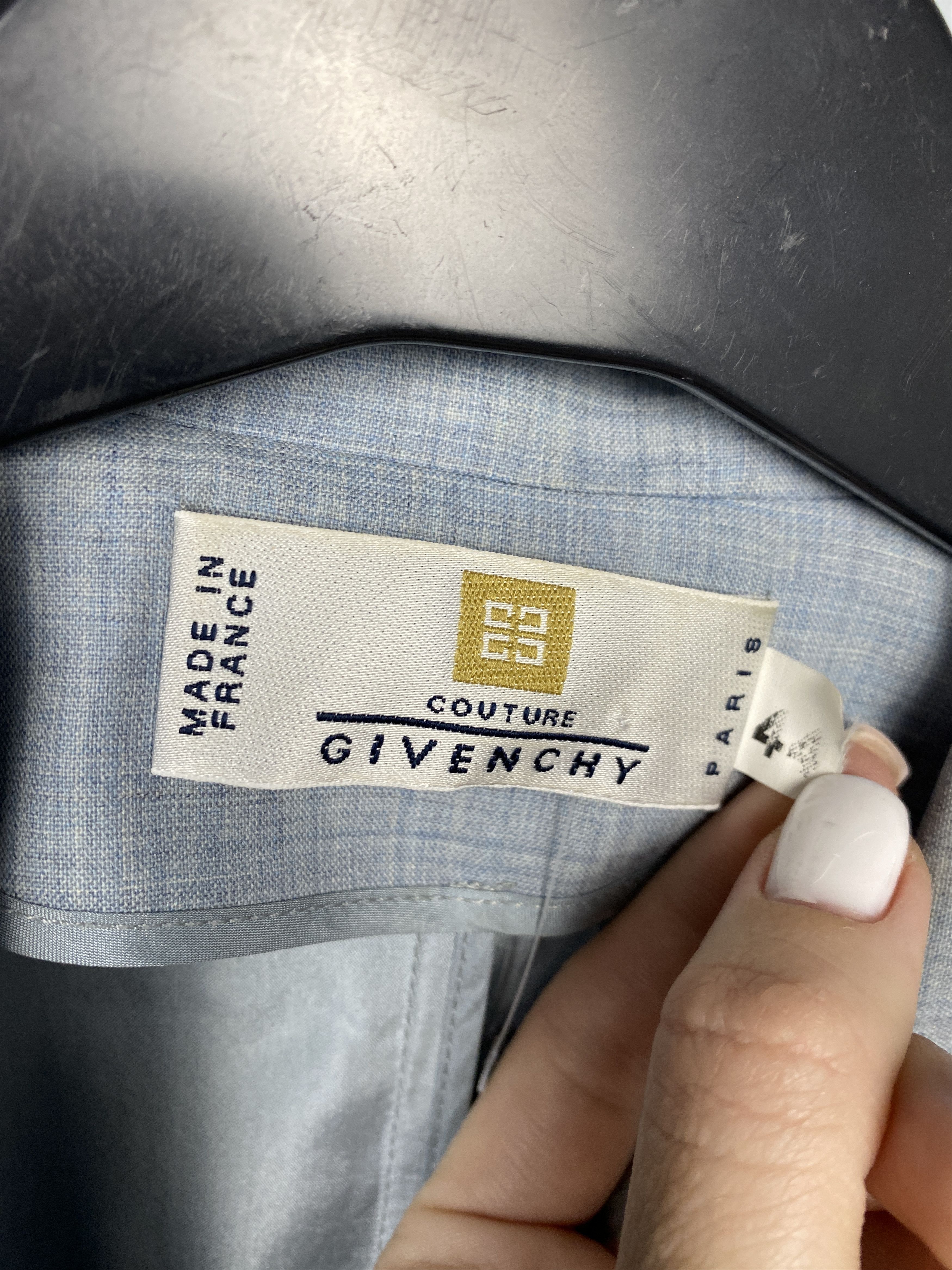 Givenchy Givenchy Couture Paris Vintage Womens Wool Blazer Jacket Size L / US 10 / IT 46 - 3 Thumbnail