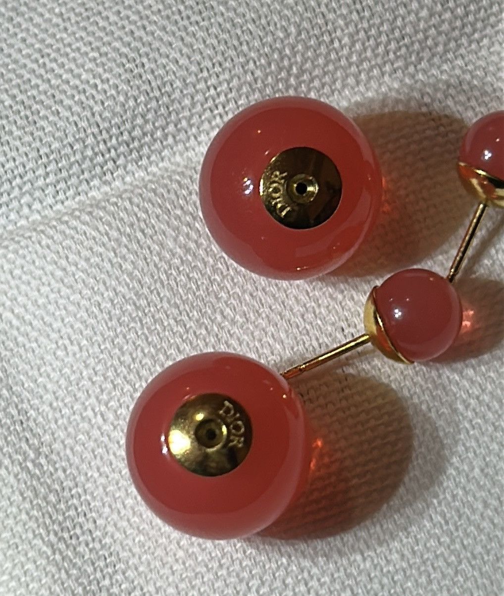 Dior Dior DIORIVIERA DIOR TRIBALES EARRINGS Coral Resin Pearl Size ONE SIZE - 8 Thumbnail