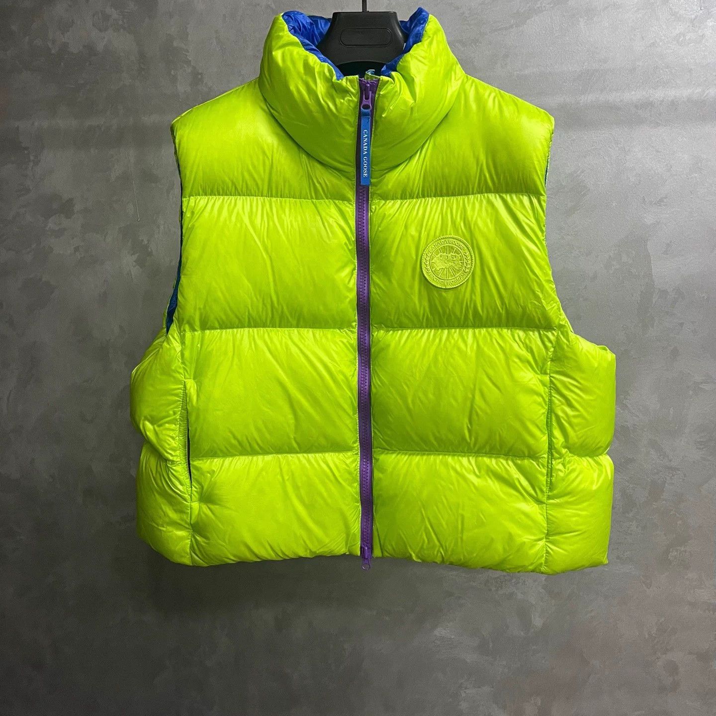 Canada Goose Canada Goose Fluo Green Sleeveless Vest L Logo Zipper Size US L / EU 52-54 / 3 - 1 Thumbnail
