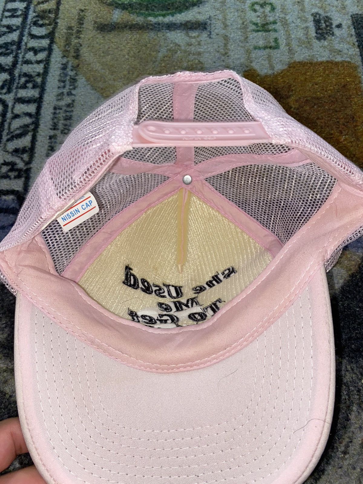 Other Karma NY She Used Me To Get High Trucker Hat Size ONE SIZE - 3 Thumbnail