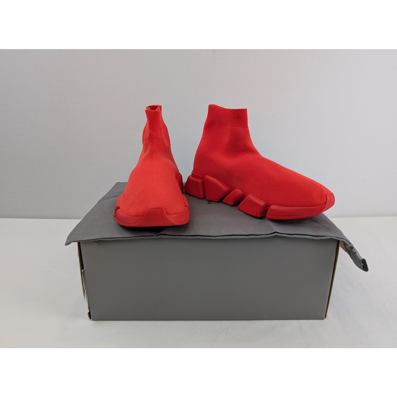 Balenciaga o1rshd1 Speed 2.0 LT New Recycled Knit/Sole in Intense Red Size US 9 / EU 42 - 18 Thumbnail