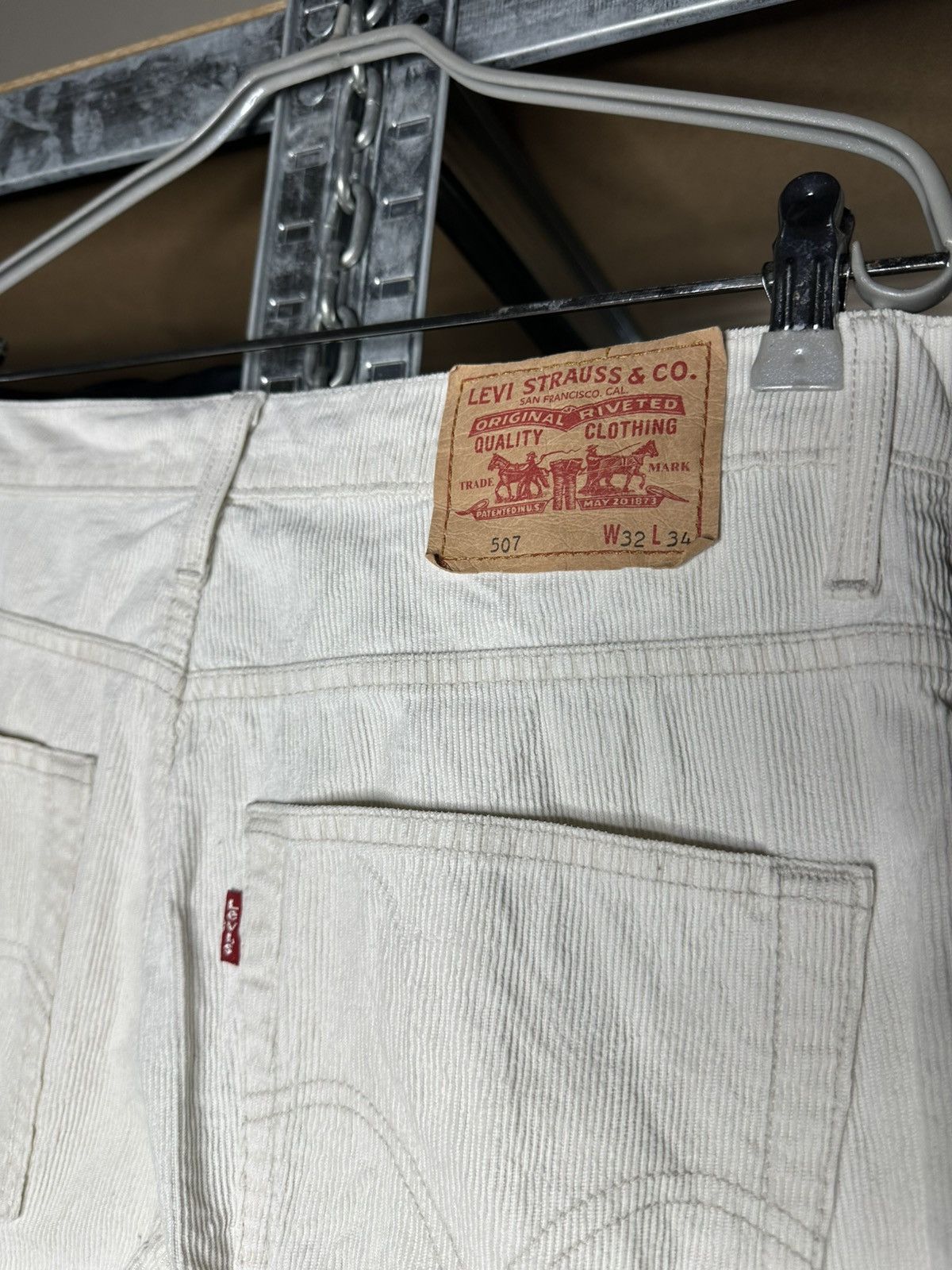 Levi's Levi’s 507 Flared Bootcut Corduroy Pants W32 L34 Vintage Size US 32 / EU 48 - 3 Thumbnail