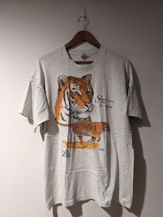 Vintage (Hanes) - Wildlife Big Cats Of The World T-Shirt 1990s