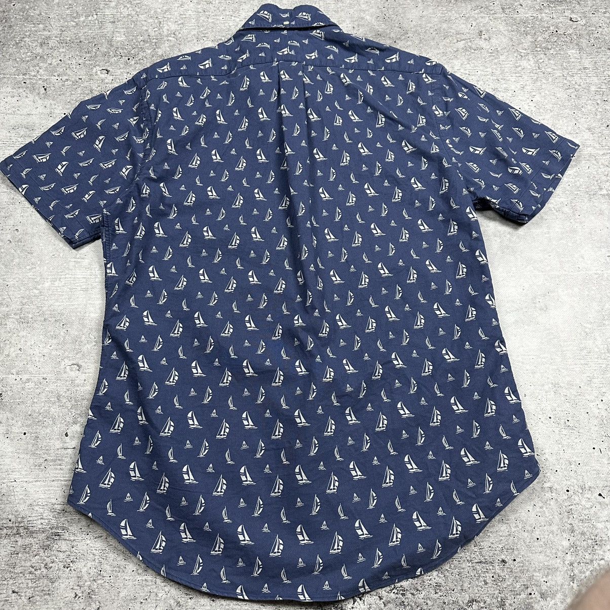 Polo Ralph Lauren Polo Ralph Lauren Yachts Short Sleeve Slim Fit Shirt Men’s Size US M / EU 48-50 / 2 - 11 Thumbnail