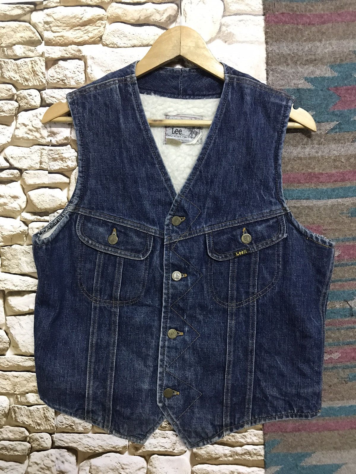 Lee × Vintage Vintage Lee Storm Rider Sherpa liner made in USA Size US M / EU 48-50 / 2 - 1 Thumbnail