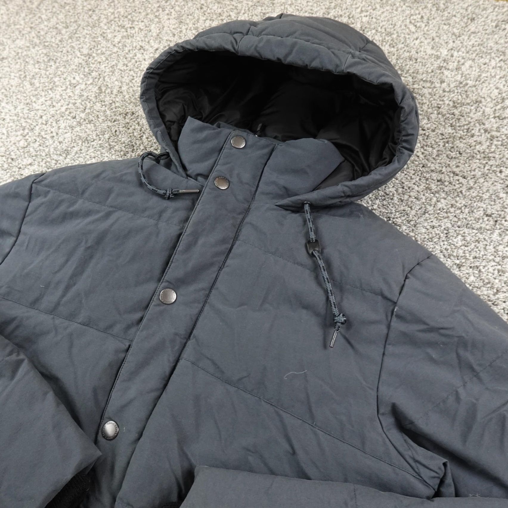 Eddie Bauer Eddie Bauer Parka Coat Mens M Gray Down Insulated Hooded Mid-Length Zip Pockets Regular Fit Winter Outdoor Jacket Size US M / EU 48-50 / 2 - 2 Thumbnail