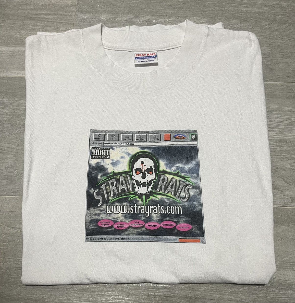 ★韓国の人気★【STUSSY】★BARB TE.E★Tシャツ★WHITE★ ☆韓国の人気☆【STUSSY】☆BARB TE.E☆Tシャツ☆WHITE☆