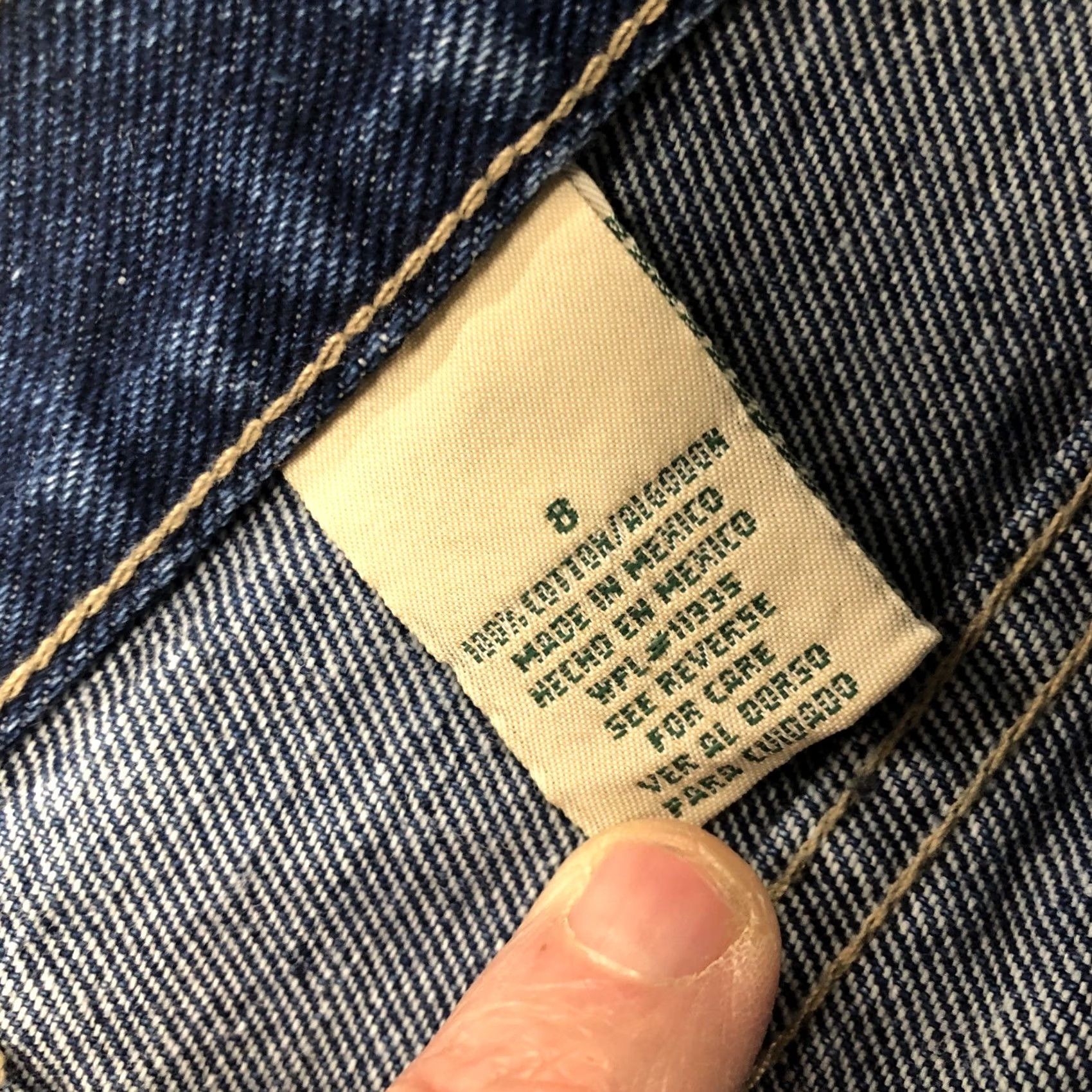Vintage St. John's Bay Jeans Straight Leg Women's Denim High Rise Dark Wash size 8 Regular 26x27 Cotton 100% Blue Tapered City 90s Mens Women Girls Men Size 30" / US 8 / IT 44 - 7 Thumbnail