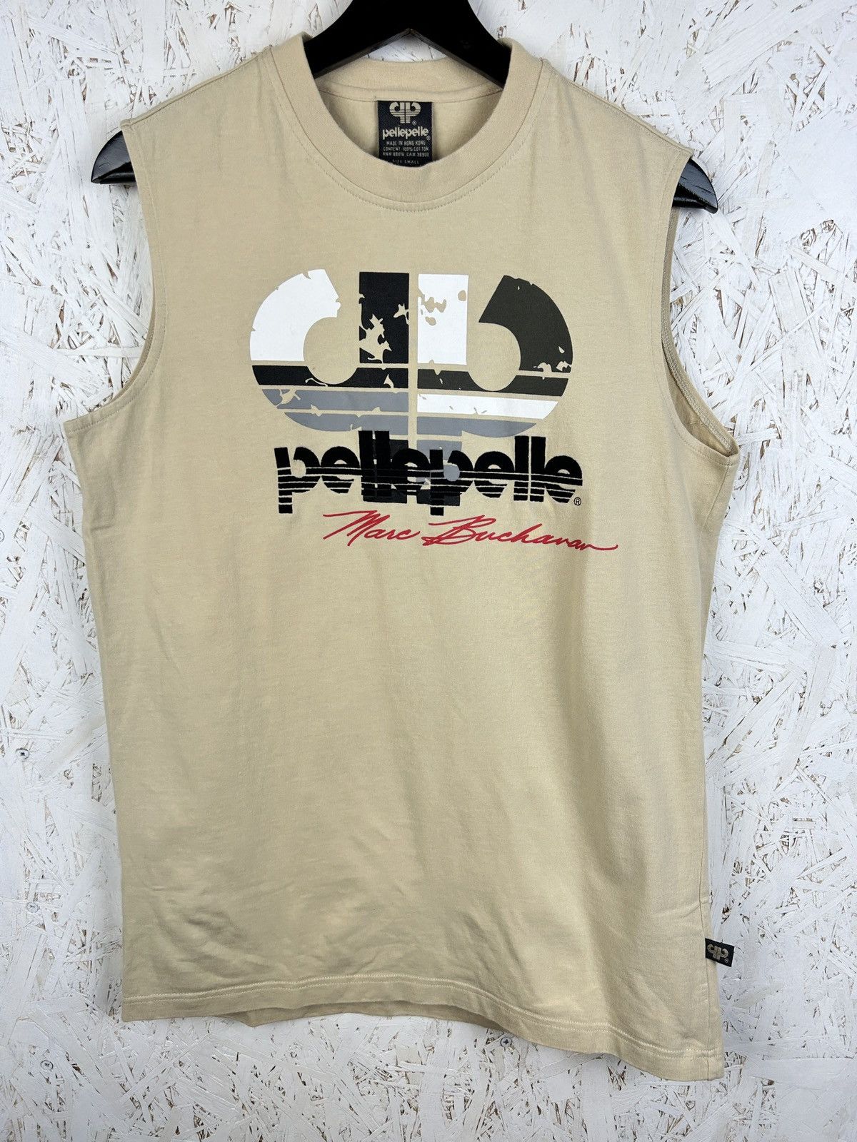 Pelle Pelle 00s Vintage Pelle Pelle Marc Buchanan Centre Logo Tank Top Size US S / EU 44-46 / 1 - 1 Thumbnail