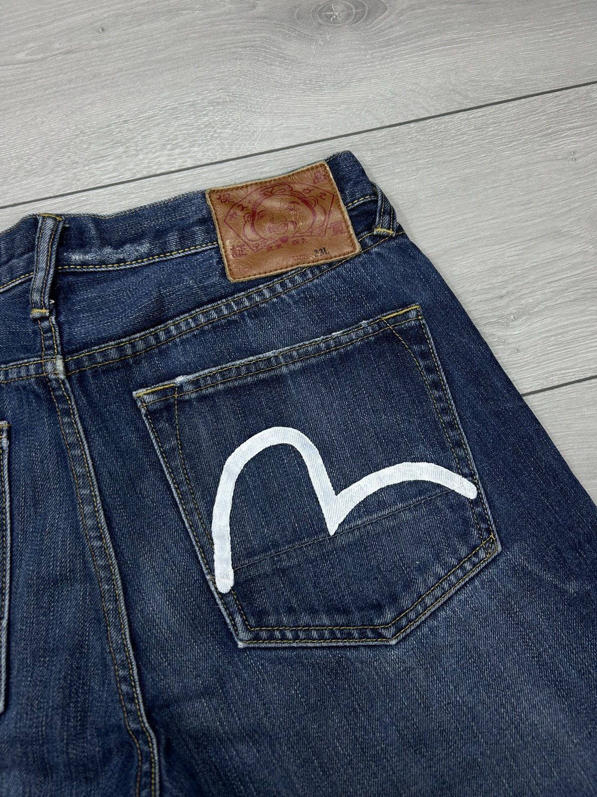 Japanese Brand × Vintage Evisu Vintage denim jeans size 33 Size US 33 - 4 Thumbnail