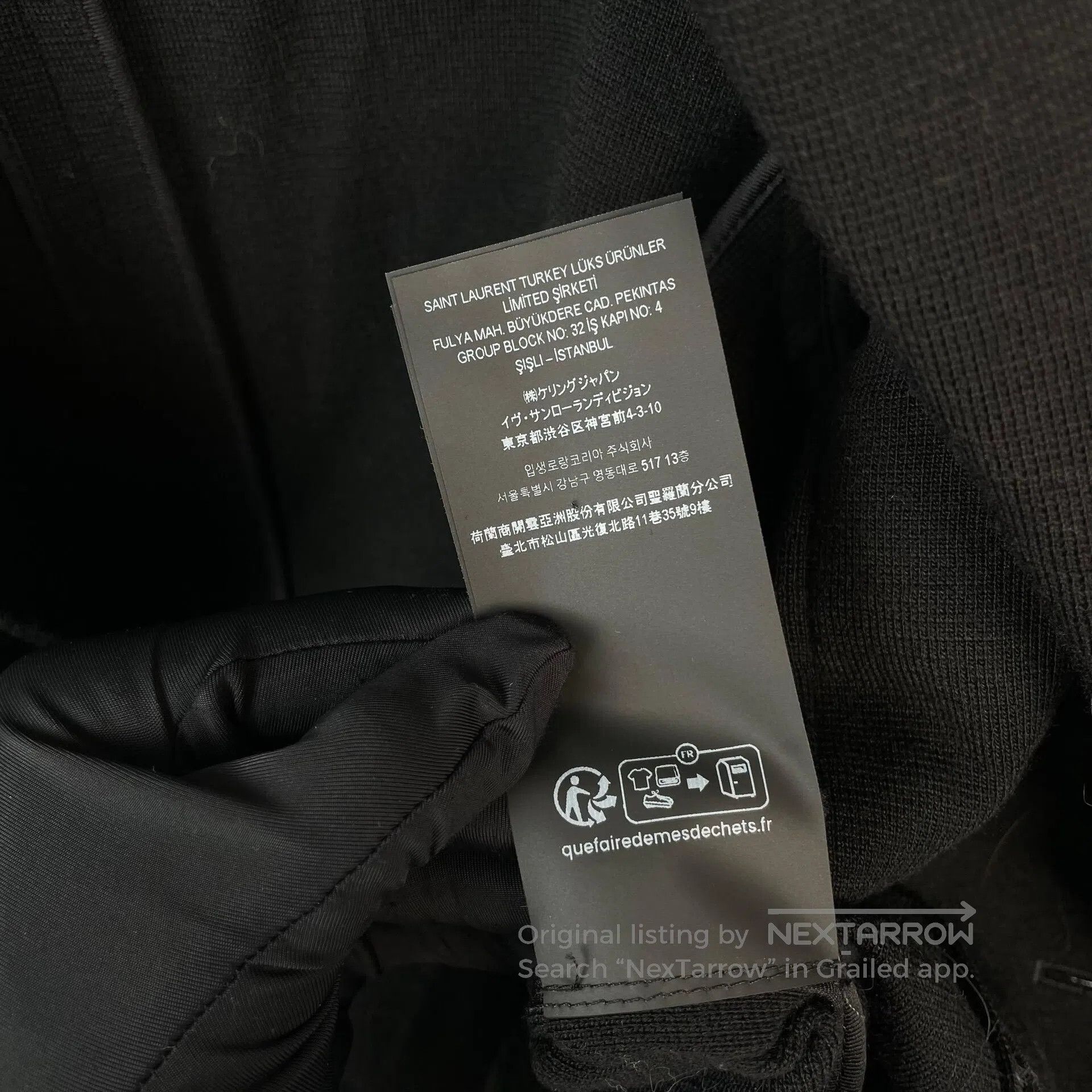 Saint Laurent Paris Saint Laurent Paris Black four-pocket suit jacket| Size XXS / US 00 / IT 34 - 9 Thumbnail