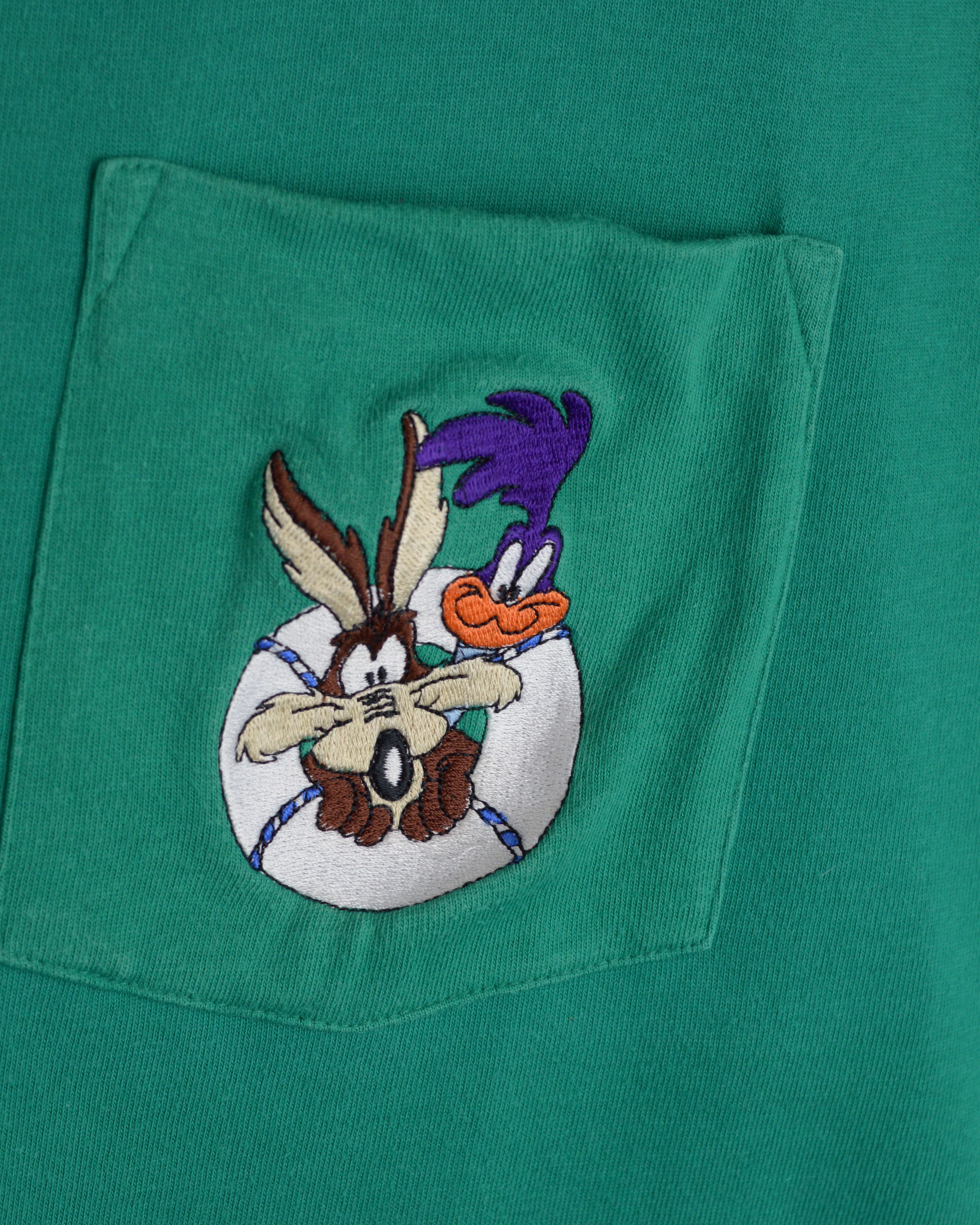 Vintage Vintage Looney Tunes 90s pocket t shirt Size US XXL / EU 58 / 5 - 2 Thumbnail