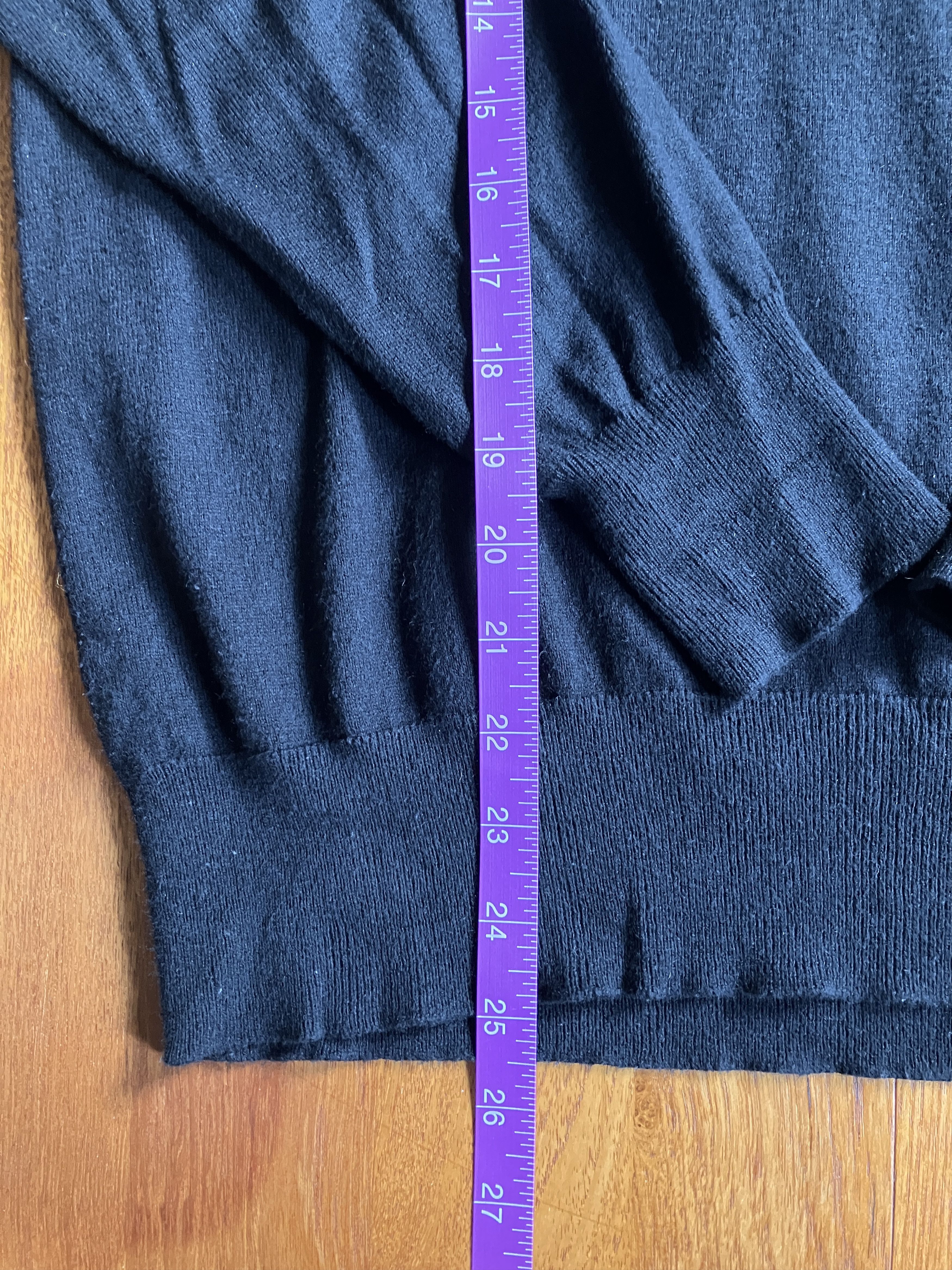 Adsum Black Wool Quarter Zip Size US S / EU 44-46 / 1 - 4 Thumbnail