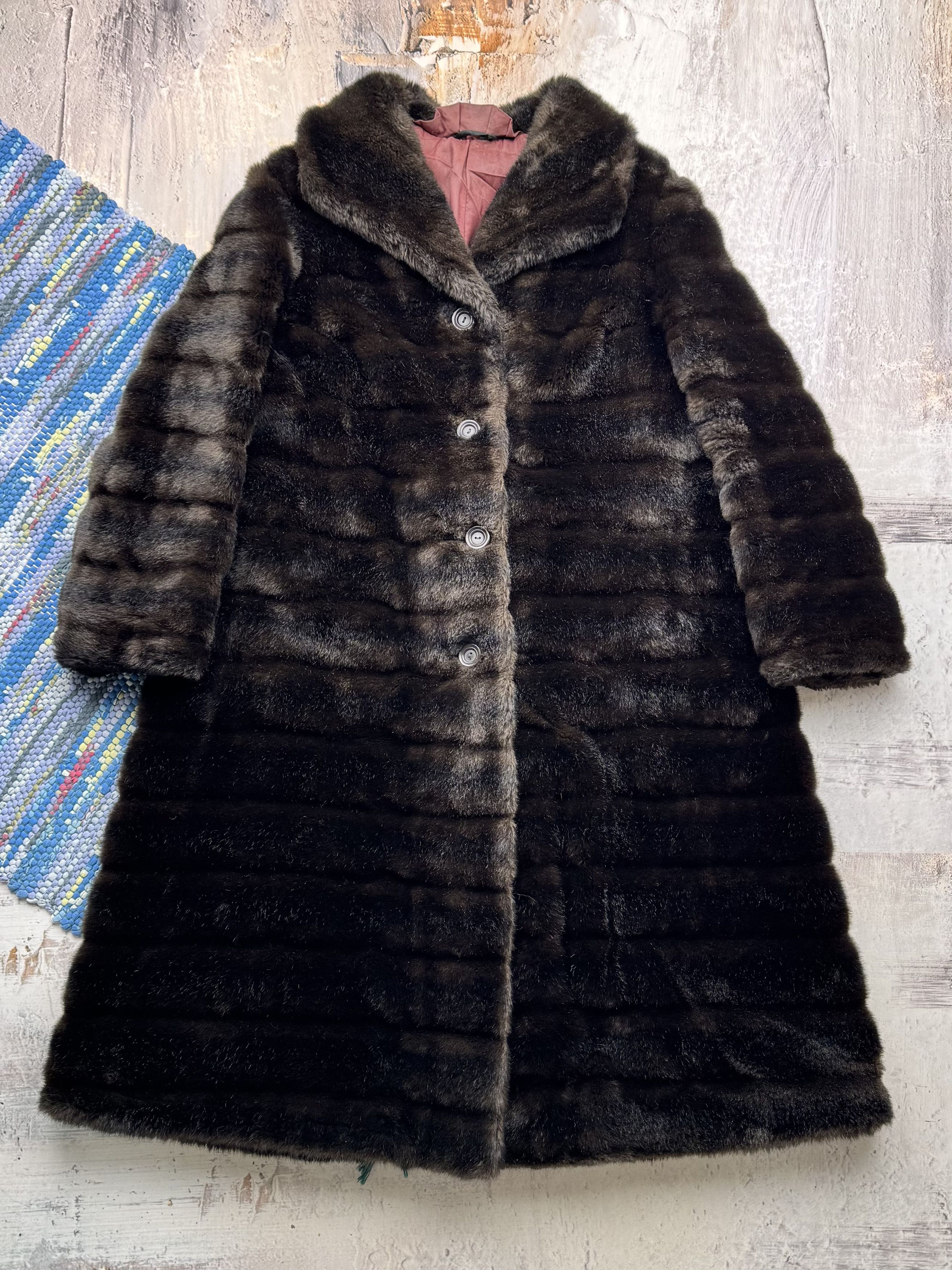 Vintage Vintage Faux Fur Coat A700(493) Size L / US 10 / IT 46 - 1 Thumbnail