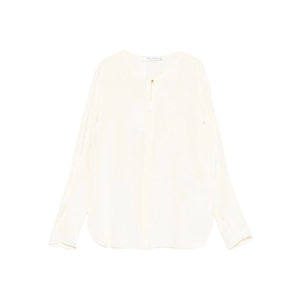 Max Mara Max Mara NEUTRALS Tops - Blouses Size M / US 6-8 / IT 42-44 - 1 Thumbnail