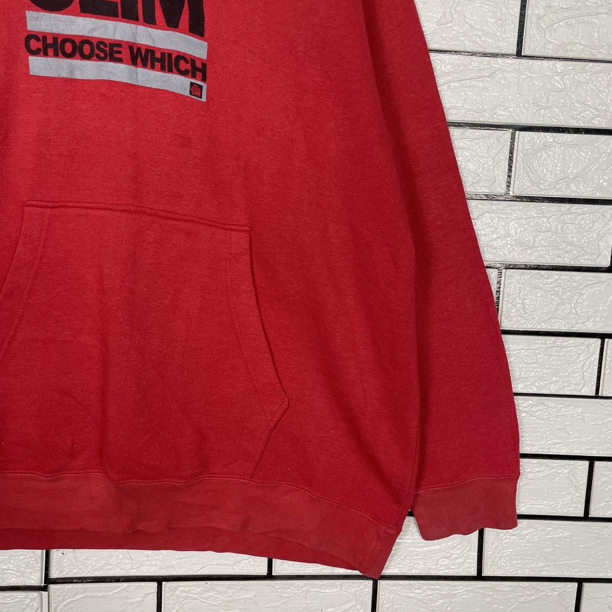 Japanese Brand Bullet Noise Fat Slim Red Hoodie Size US L / EU 52-54 / 3 - 4 Thumbnail