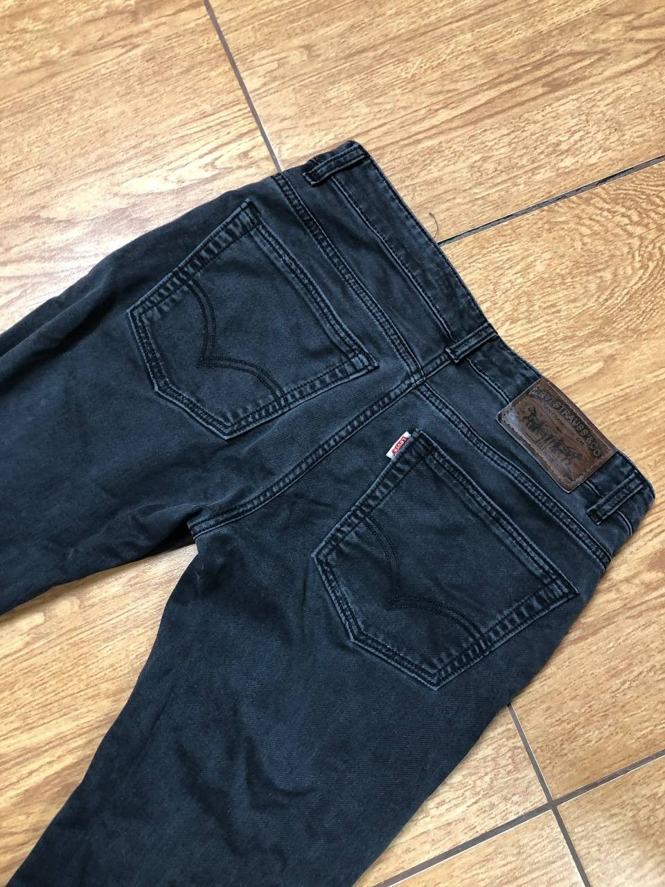 Japanese Brand Crazy Crash Dirty Faded Jean Japan Avant Garde Style Size US 32 / EU 48 - 3 Thumbnail