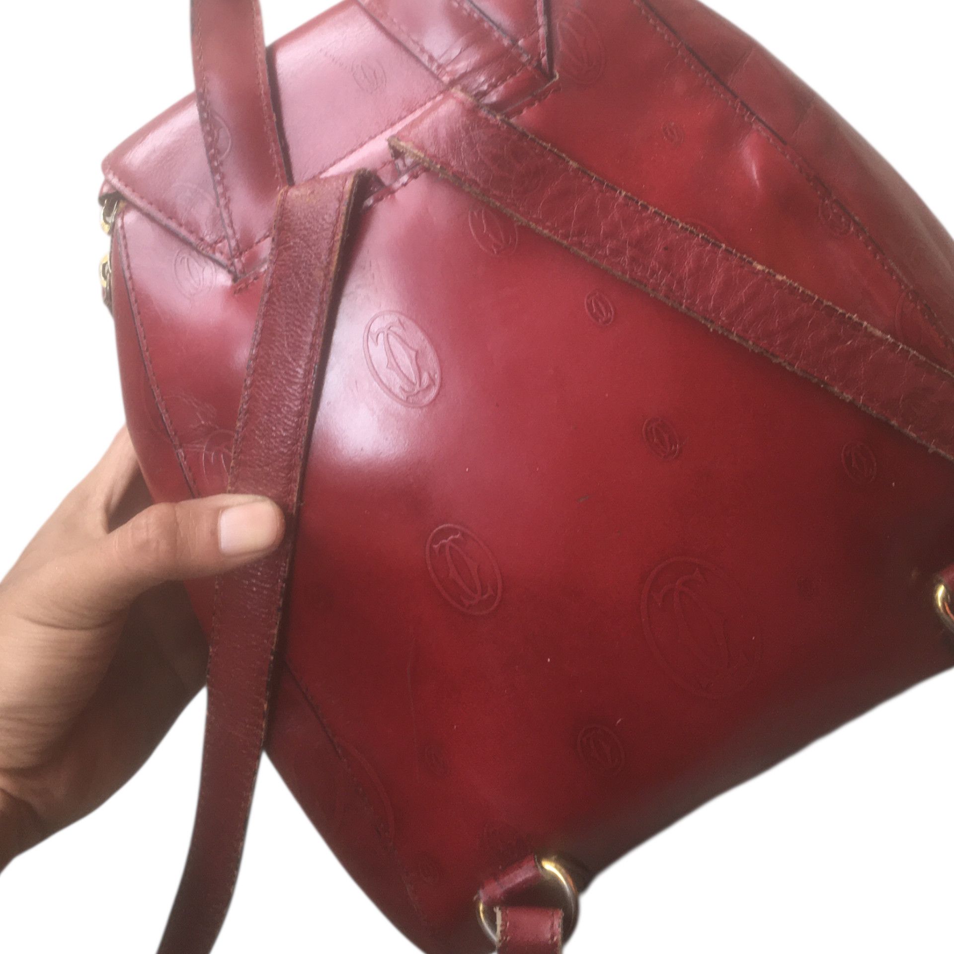 Cartier 💯Vintage CARTIER PARIS Happy Birthday Turnlock Backpack Size ONE SIZE - 3 Thumbnail