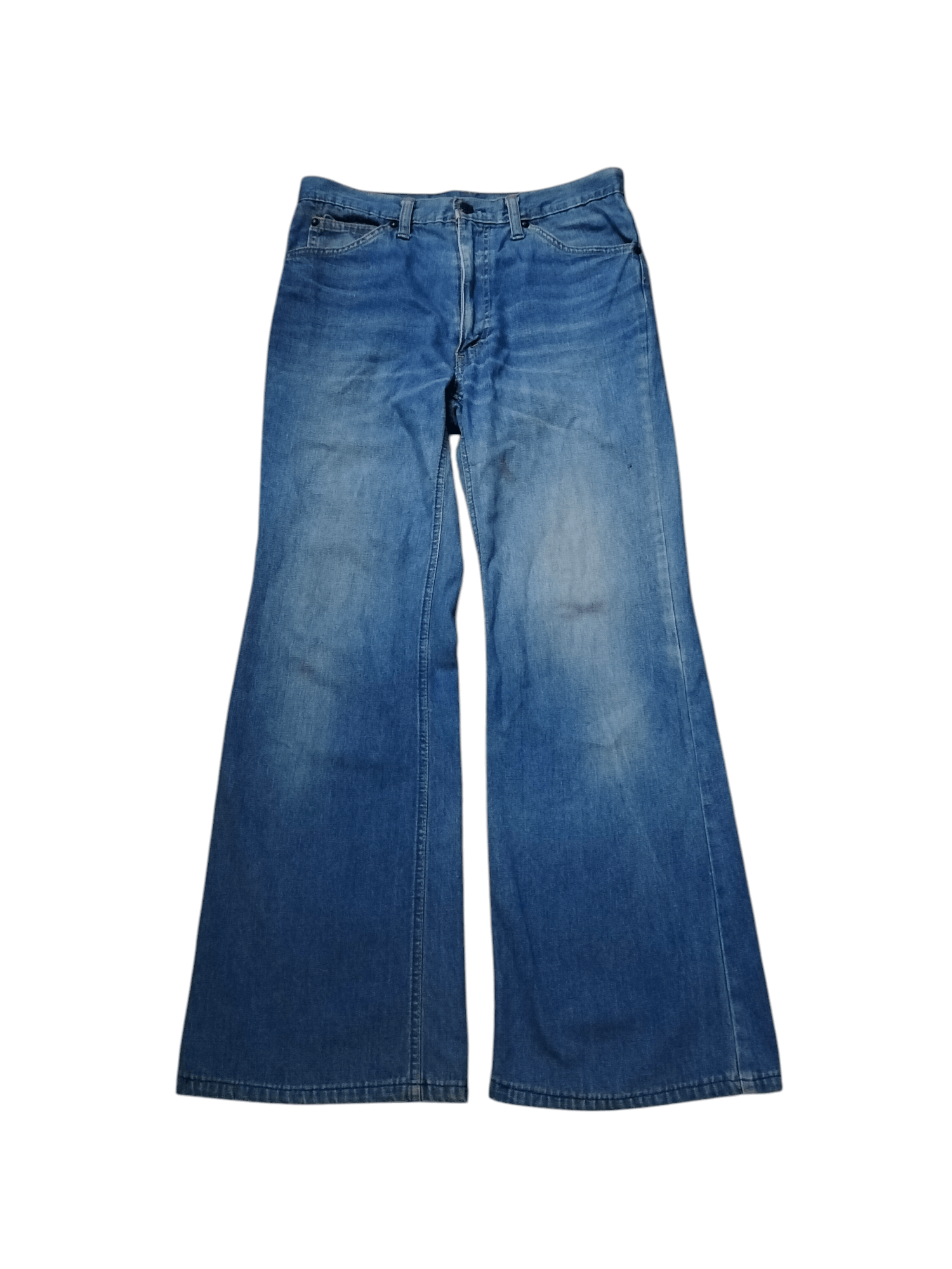 If Six Was Nine y2k flared washed jeans japanese brand denim style Size US 31 - 1 Thumbnail