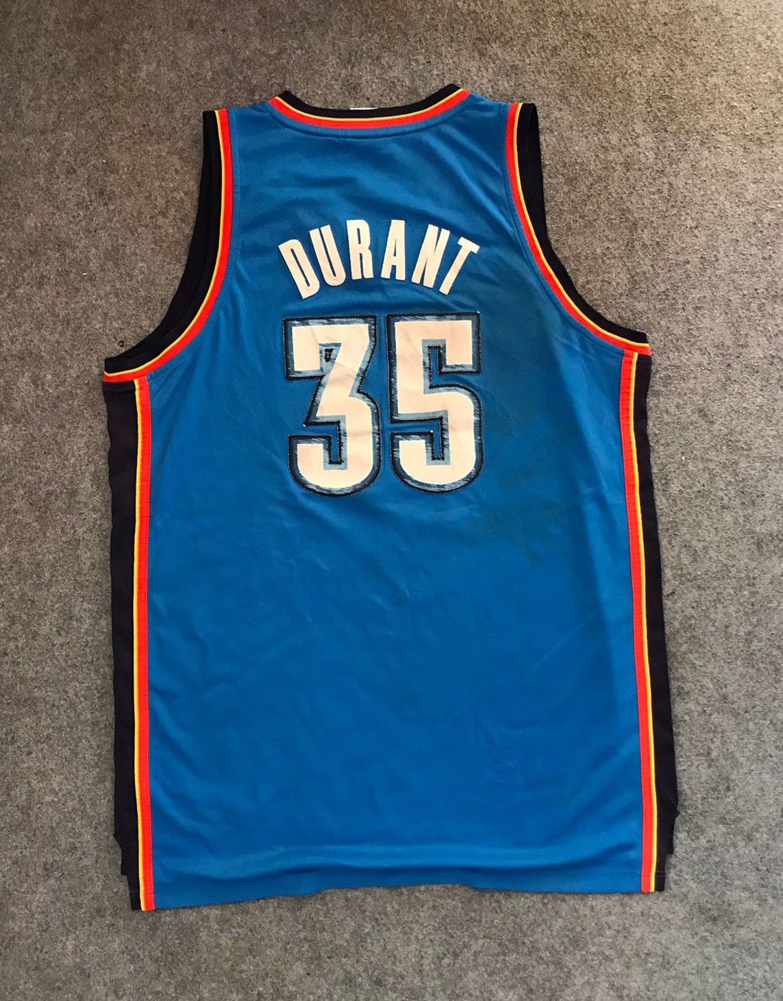 Adidas JERSEY NBA OKLAHOMA CITY ADIDAS KEVIN DURANT VINTAGE Size US XL / EU 56 / 4 - 2 Thumbnail