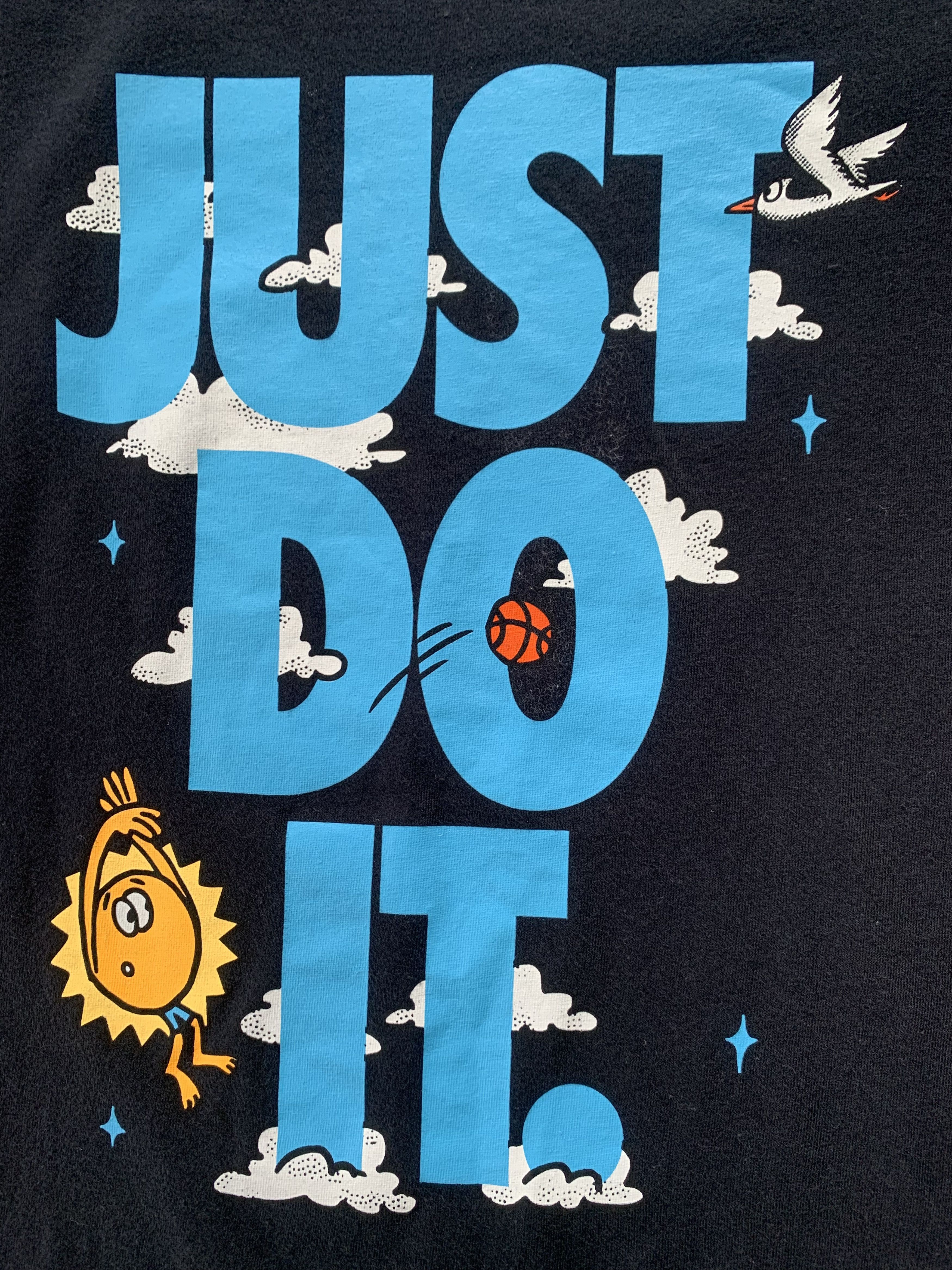 Nike The Nike Tee Black Cotton Printed T Shirt Size US M / EU 48-50 / 2 - 6 Thumbnail