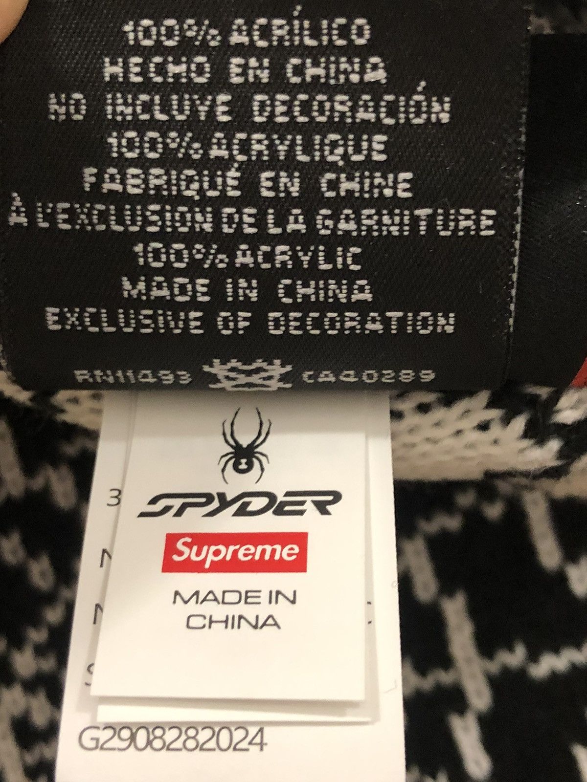 Spyder × Supreme Supreme spyder balaclava new era spider ski hat face mask Size ONE SIZE - 19 Thumbnail