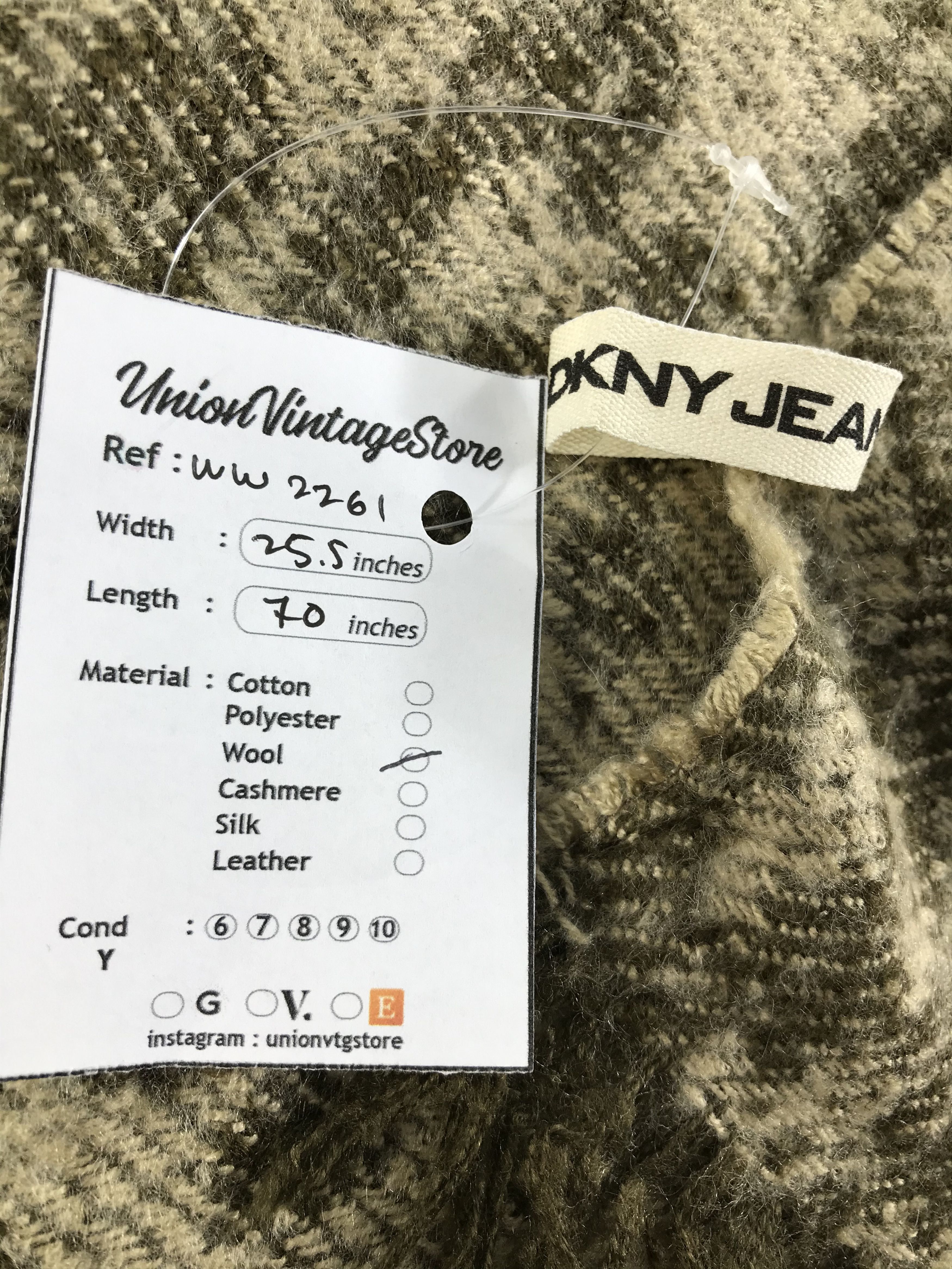 DKNY × Vintage DKNY Scarf / Muffler / Neckwear - WW2261 Size ONE SIZE - 4 Thumbnail