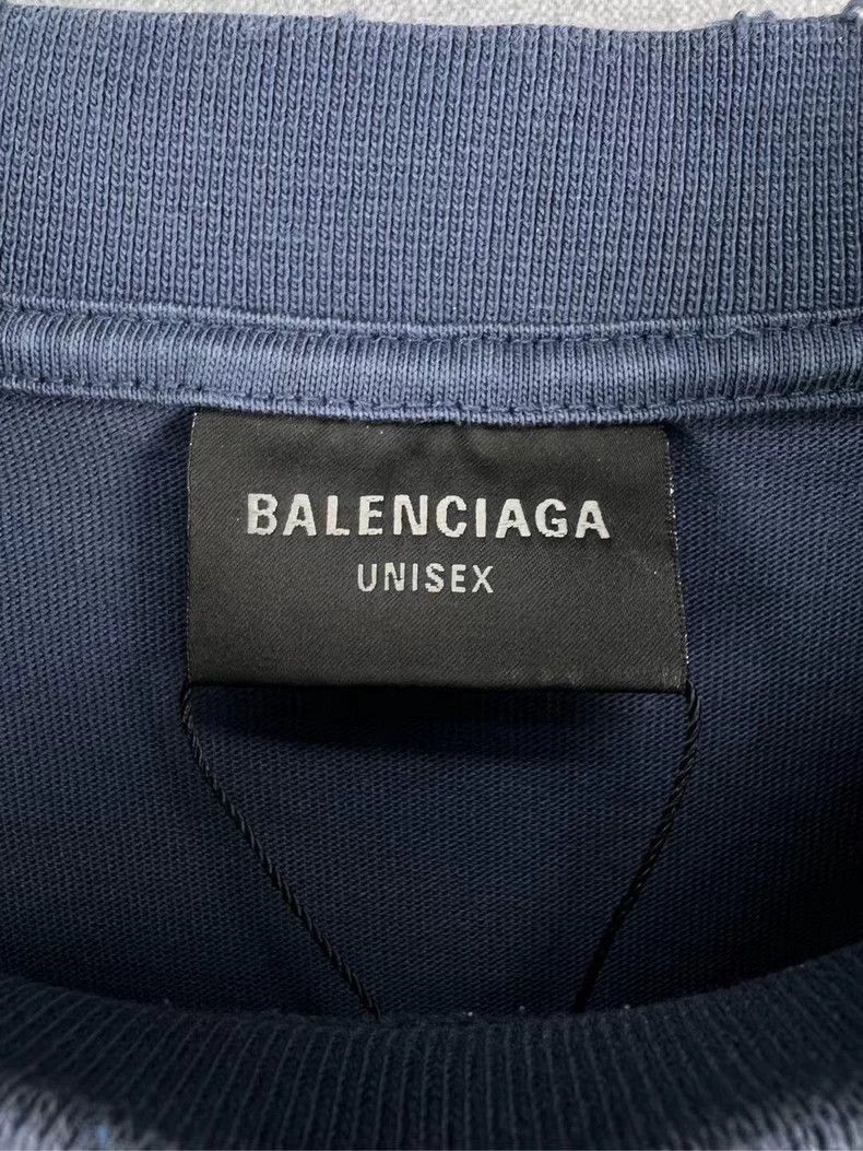 Balenciaga Balenciaga new 3B mud dyed distressed short sleeved shirt-2 Size US S / EU 44-46 / 1 - 3 Thumbnail