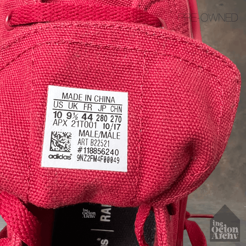 Adidas × Raf Simons Raf Simons x Adidas 2017 Detroit Runner Power Red BB22521 Size US 10 / EU 43 - 12 Thumbnail