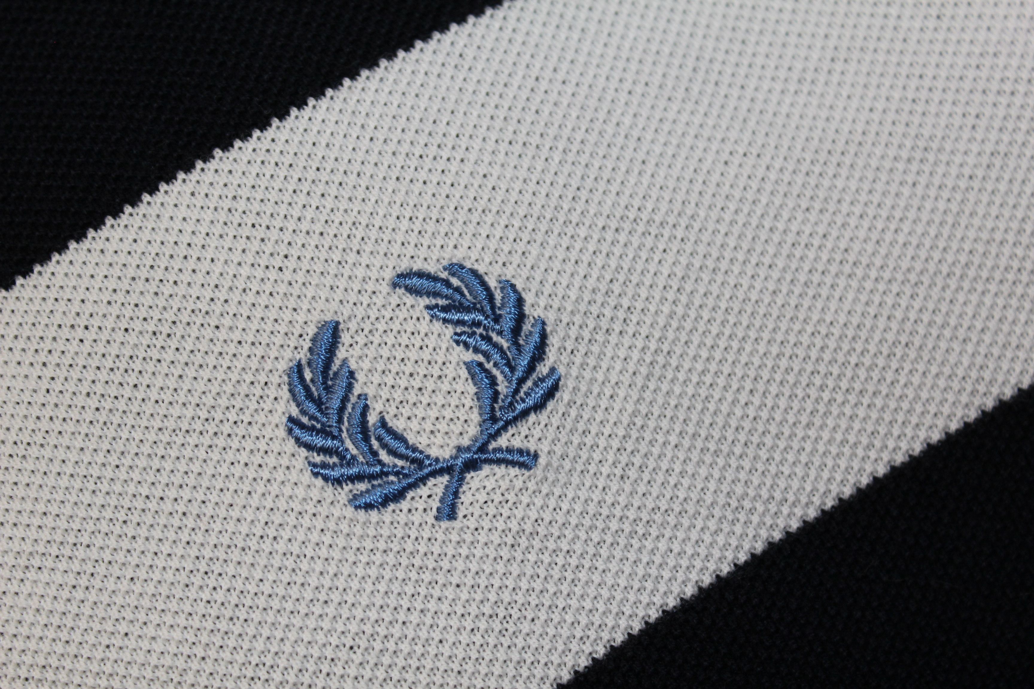Fred Perry Fred Perry Short Sleeve Blue White Polo Shirt Size US M / EU 48-50 / 2 - 7 Thumbnail